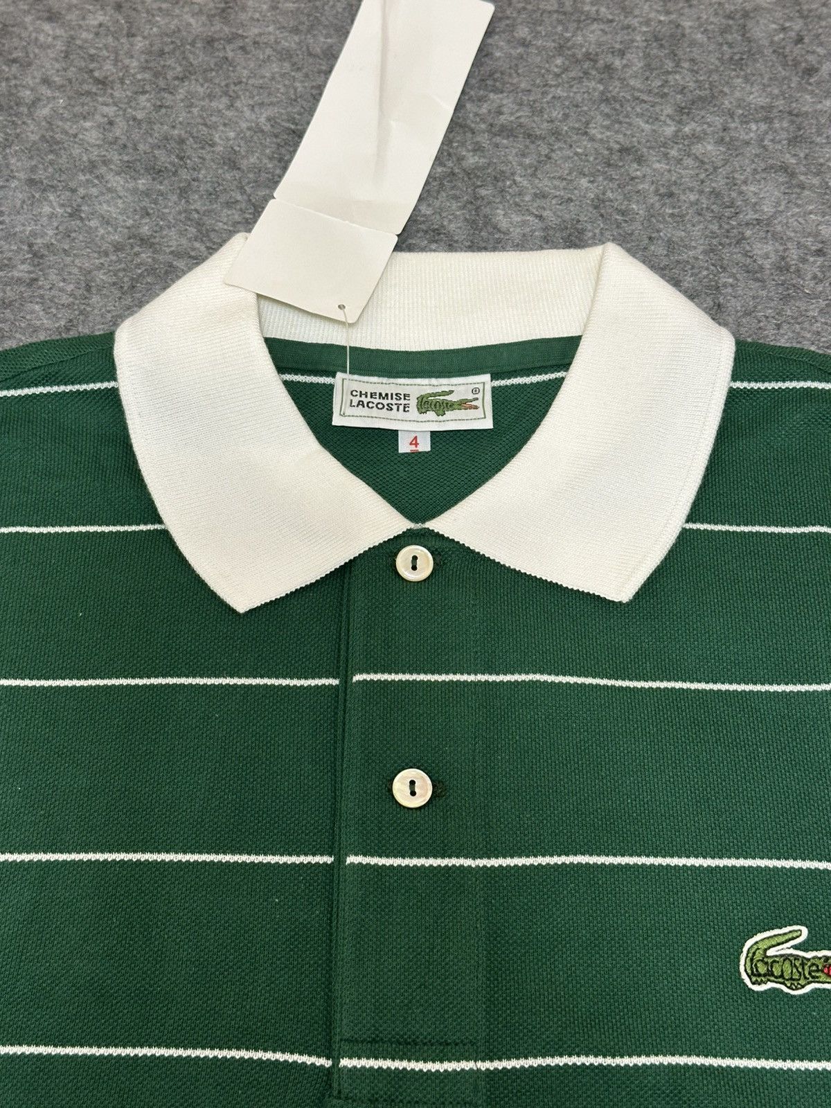 Lacoste Lacoste striped Ultra Dry stretch polo shirt. Size US L / EU 52-54 / 3 - 7 Thumbnail