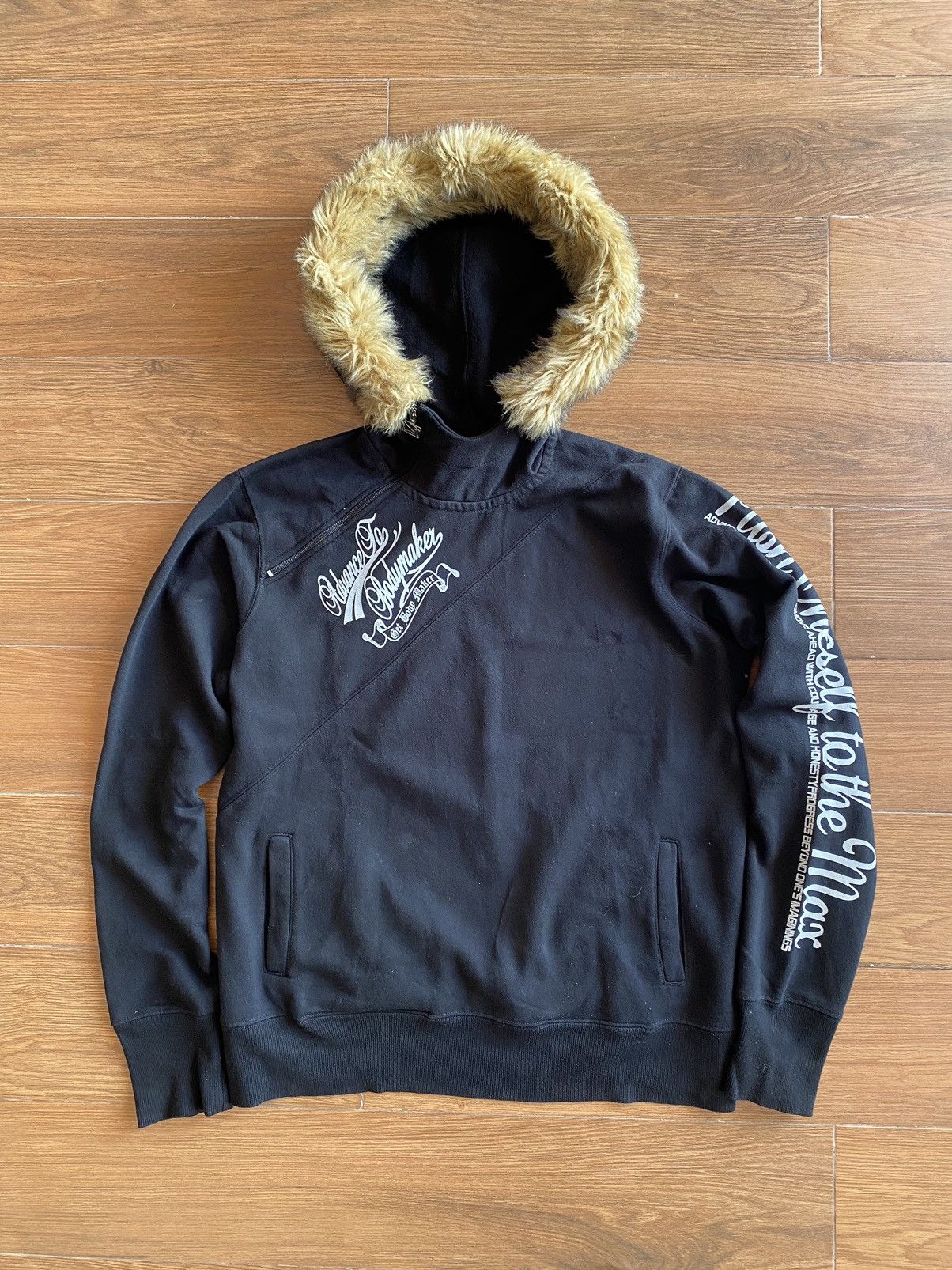 If Six Was Nine × Japanese Brand × Le Grande Bleu (L.G.B.) BINDINGOFFER Bm Combat Zip Furhoodie Poem Ifsixwasnine Lgb Size US XL / EU 56 / 4 - 4 Thumbnail