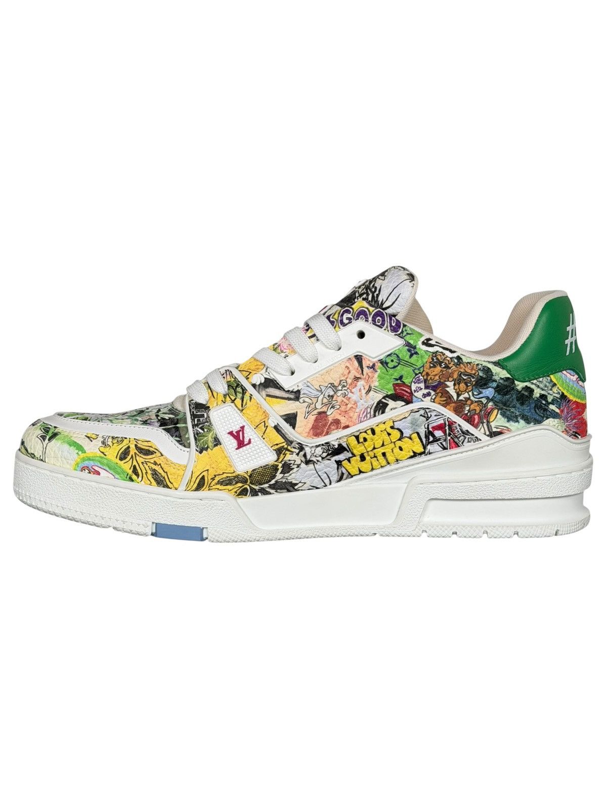 Louis Vuitton Louis Vuitton White Comic Trainers Size US 8 / EU 41 - 3 Thumbnail
