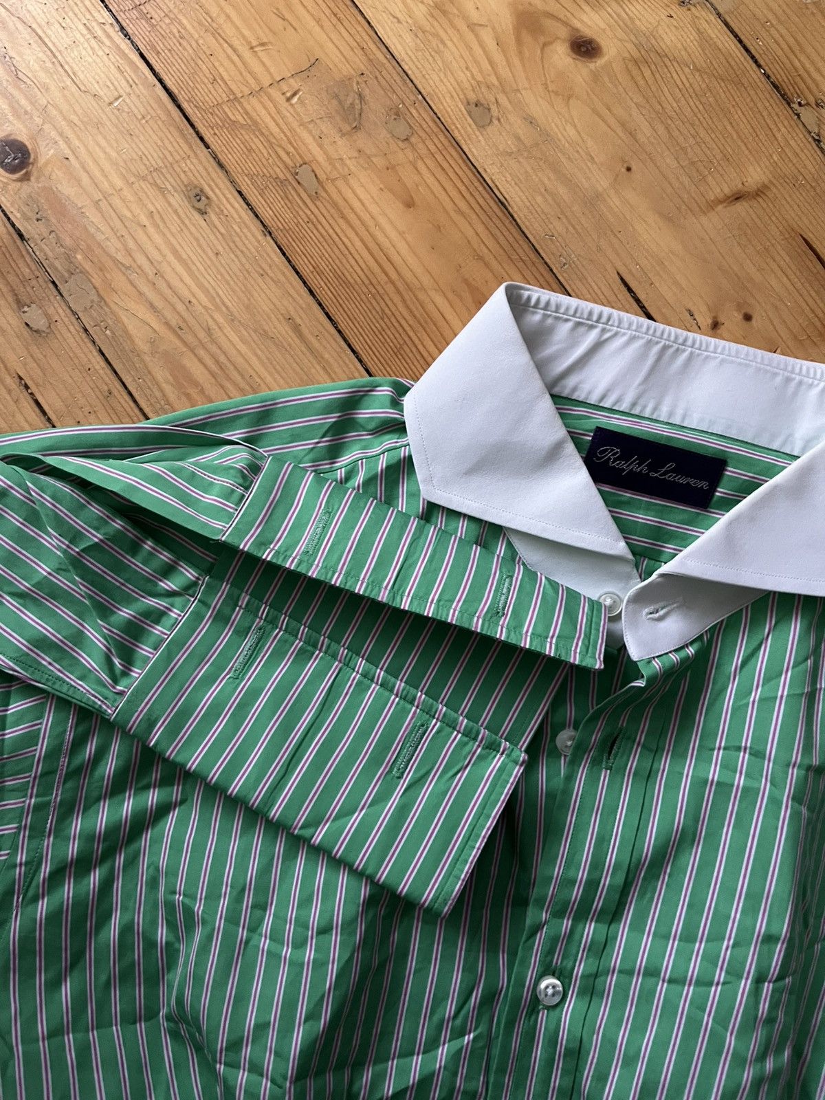 Ralph Lauren Purple Label Ralph Lauren purple label lalong sleeve shirt Size US XL / EU 56 / 4 - 7 Thumbnail