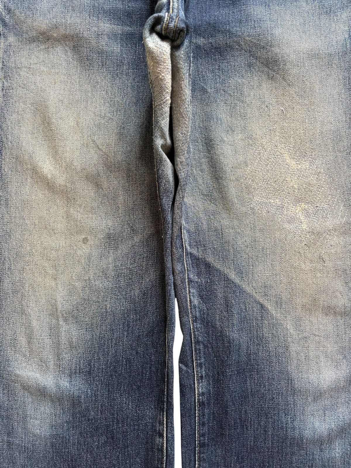 Levi's Vintage 80s Levis 702 Selvedge Buckle Back Distress Jean Size US 31 - 5 Thumbnail