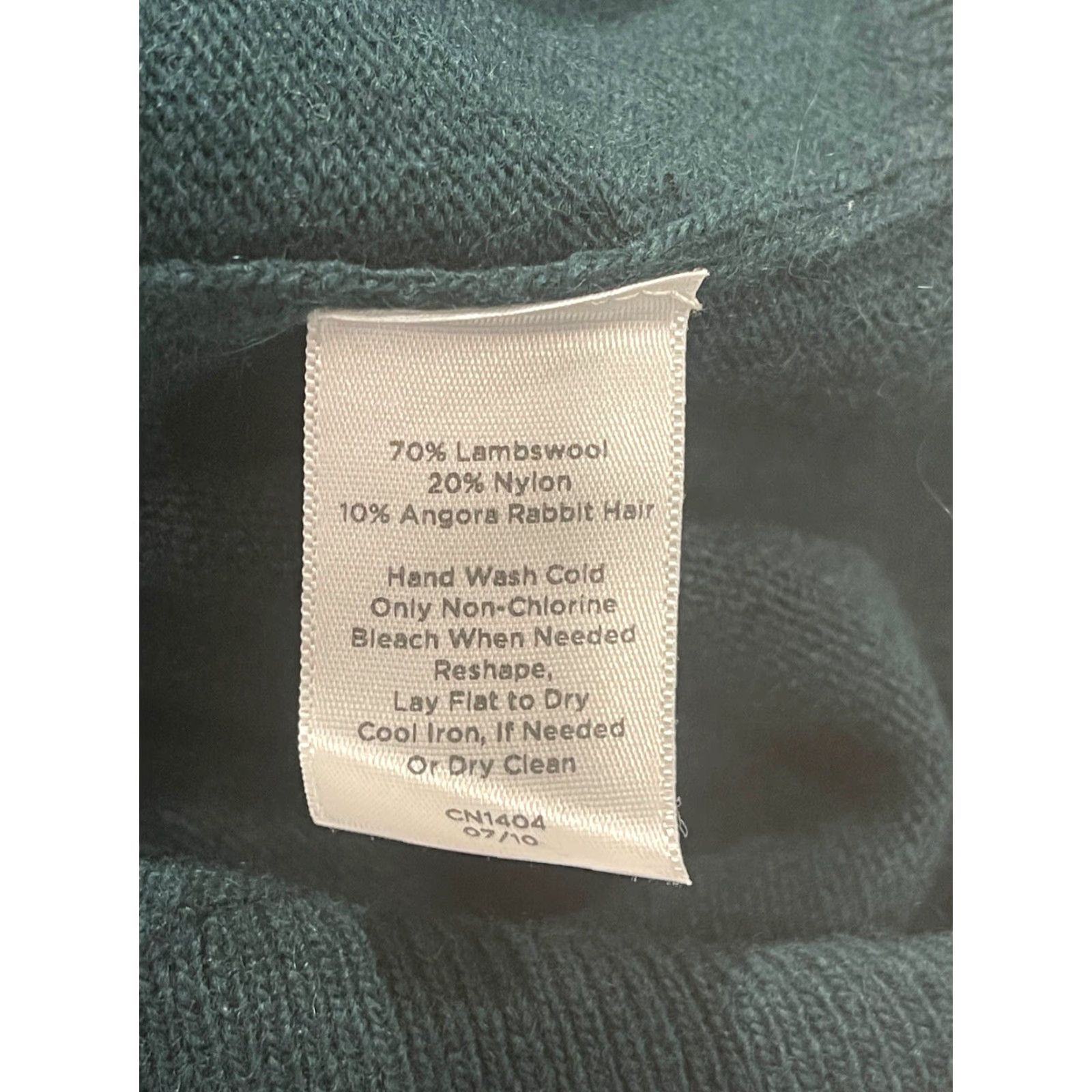 Talbots Vintage Talbots Women’s Lambswool Angora Rabbit Hair Blend Green Pullover Sweater Size XL Casual Collegiate Navy Seafoam Size XL / US 12-14 / IT 48-50 - 6 Thumbnail