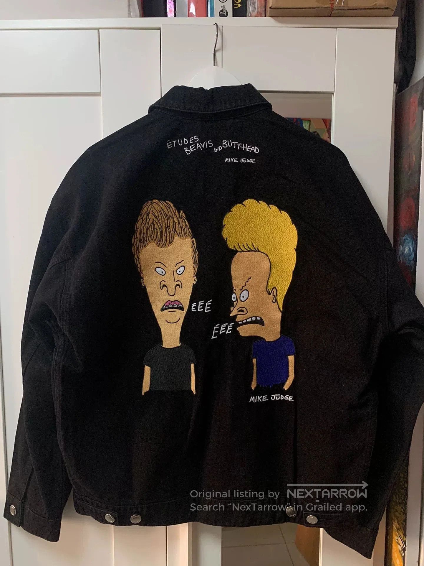 Etudes Etudes Beavis and Butthead Embroidered Denim Jacket. Size US M / EU 48-50 / 2 - 1 Thumbnail
