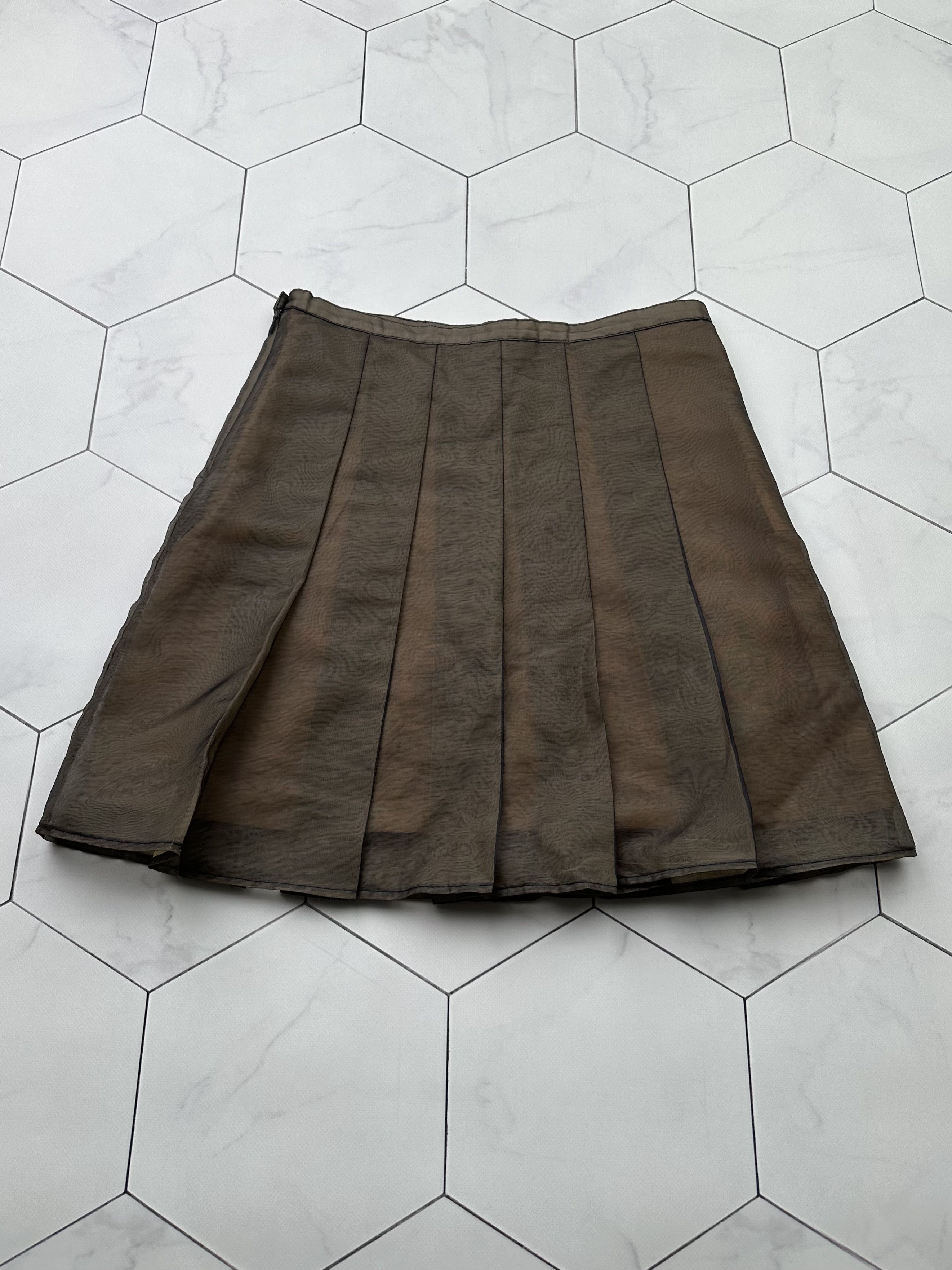 Japanese Brand Vintage Flare Mesh Mini Skirt D15E2 B4 Size 27" / US 4 / IT 40 - 5 Thumbnail