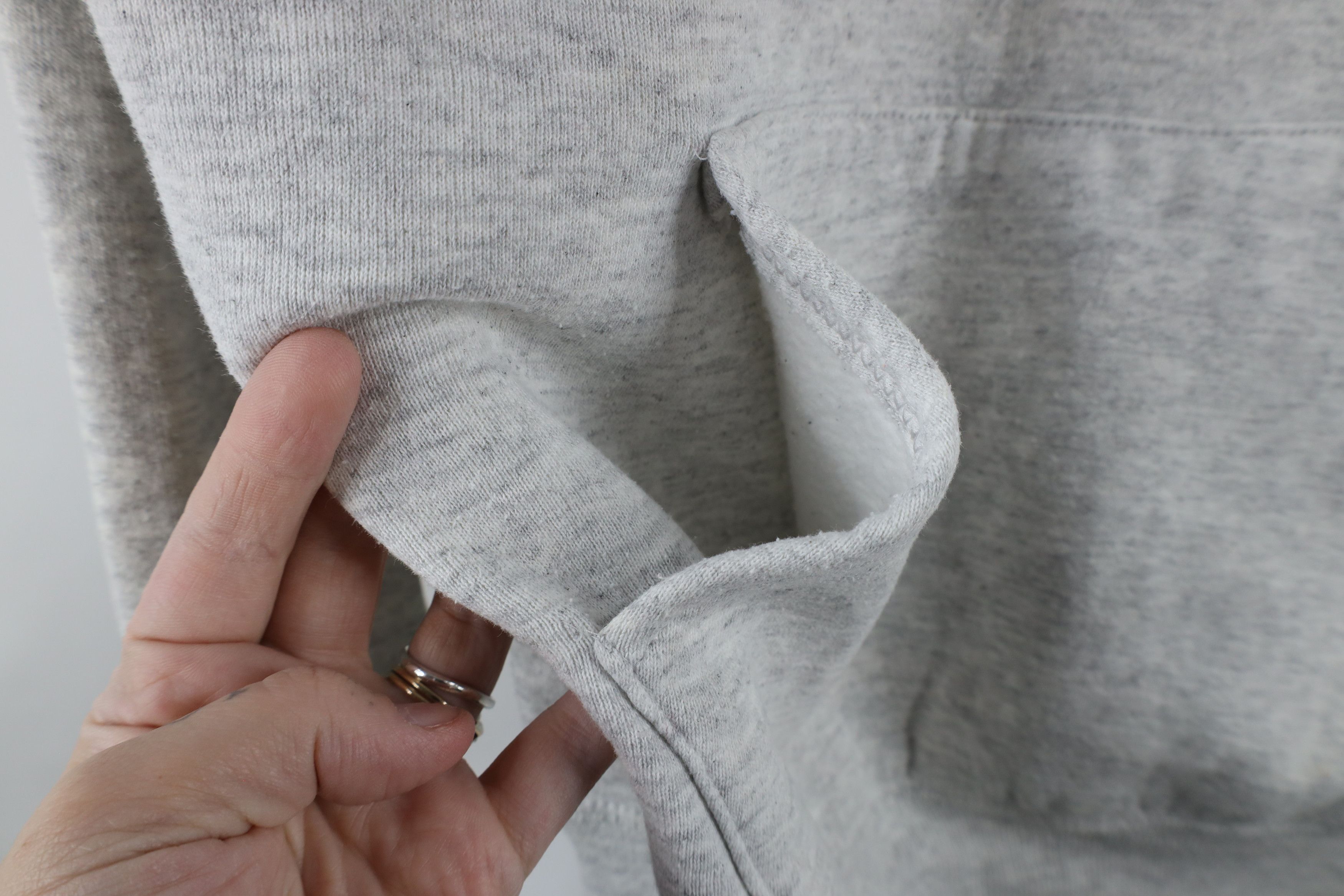 Russell Athletic × Vintage Vintage 90s Russell Athletic Blank Hoodie Sweatshirt USA Size US L / EU 52-54 / 3 - 6 Thumbnail