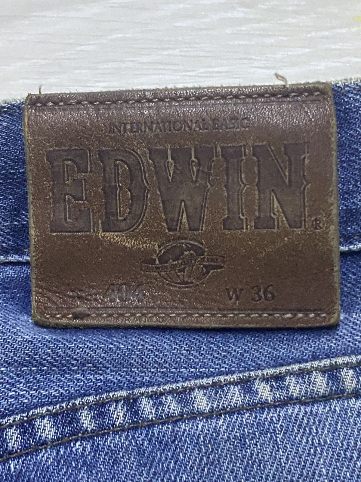 Edwin Vintage Edwin 404 International Basic Baggy Jeans Size US 34 / EU 50 - 9 Thumbnail