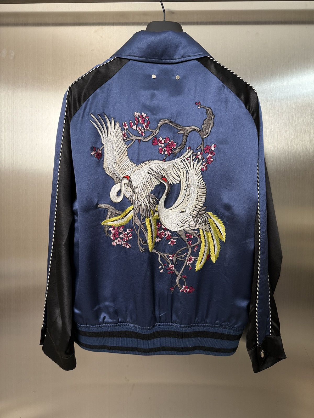 Louis Vuitton 2016SS Crane Embroidery Silk souvenir jacket Size US L / EU 52-54 / 3 - 2 Thumbnail