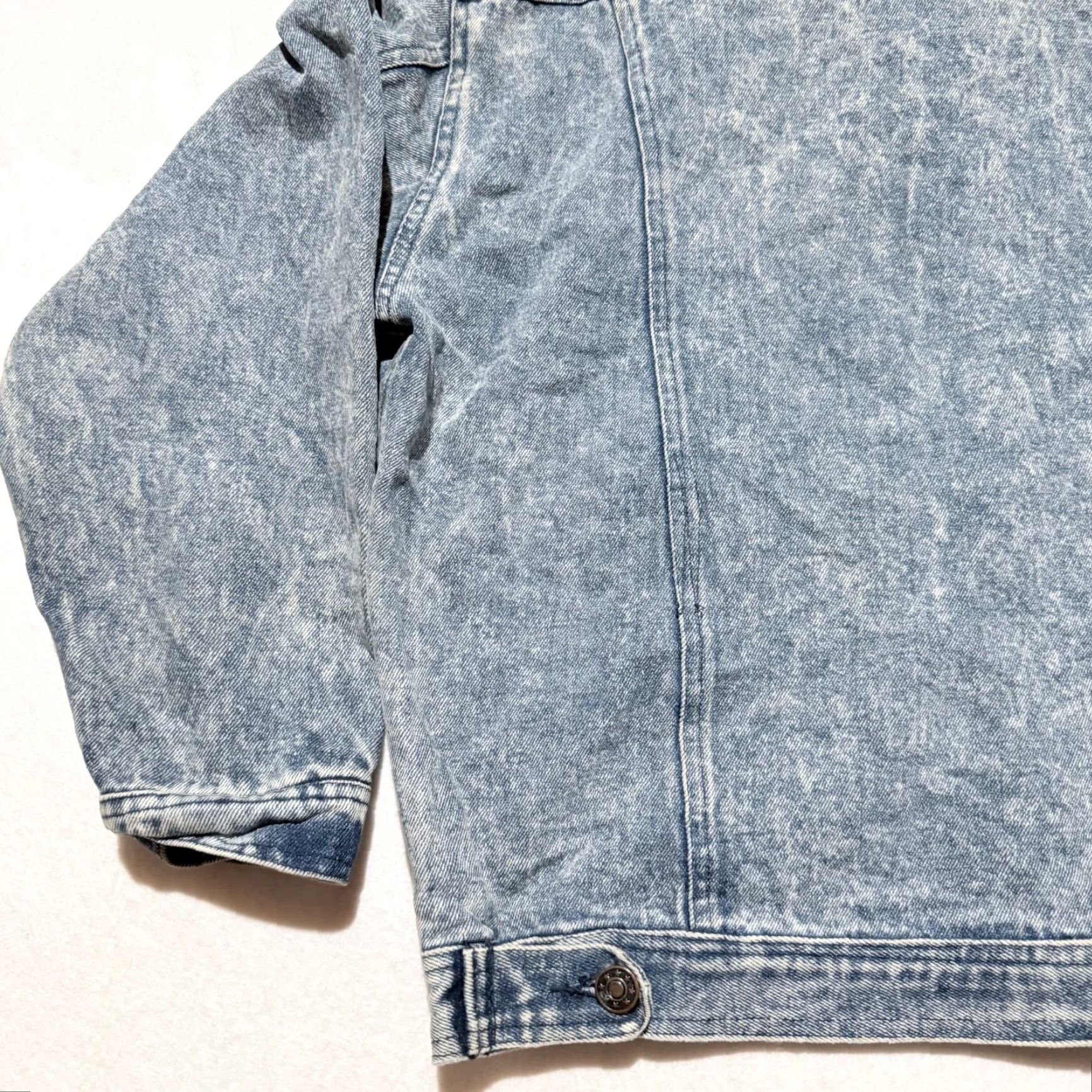 Denime VINTAGE Nuggets Wear Trucker Jacket Blue Acid Wash Denim Oversized Retro Y2K - Medium Mens Jacket Size US M / EU 48-50 / 2 - 7 Thumbnail