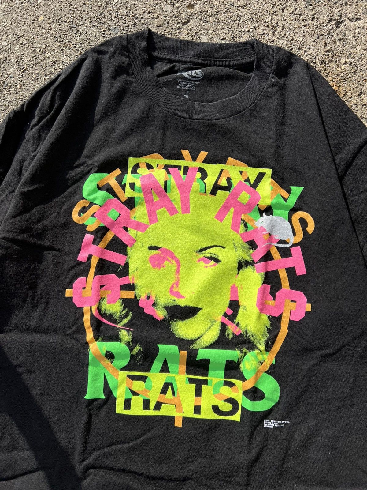 Stray Rats Stray Rats 5th Anniversary Madonna Tee T Shirt Black size L Size US L / EU 52-54 / 3 - 2 Thumbnail