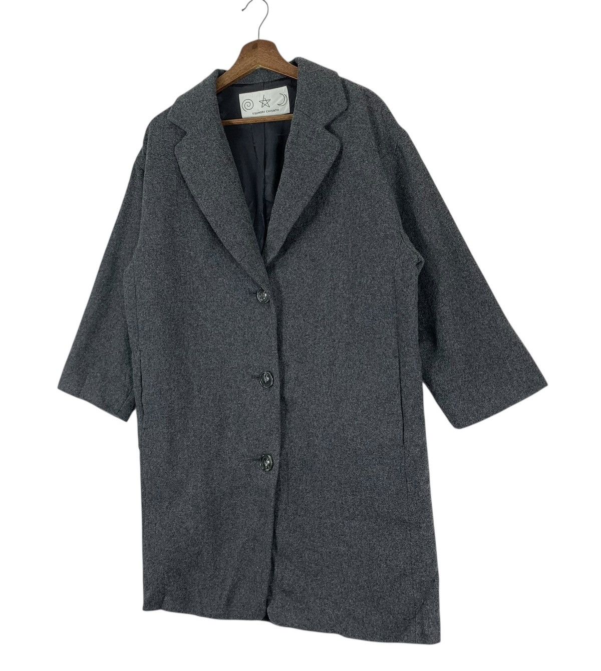 Issey Miyake Vintage Issey Miyake Tsumori Chisato Women Overcoat Wool Size M / US 6-8 / IT 42-44 - 2 Thumbnail