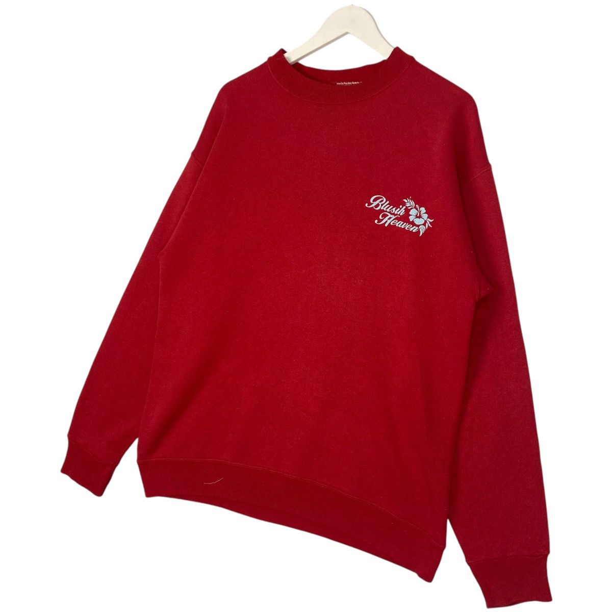 Vintage Vintage Blusih Heaven Hawaii Surf Sweatshirt Red Size M Size US M / EU 48-50 / 2 - 2 Thumbnail