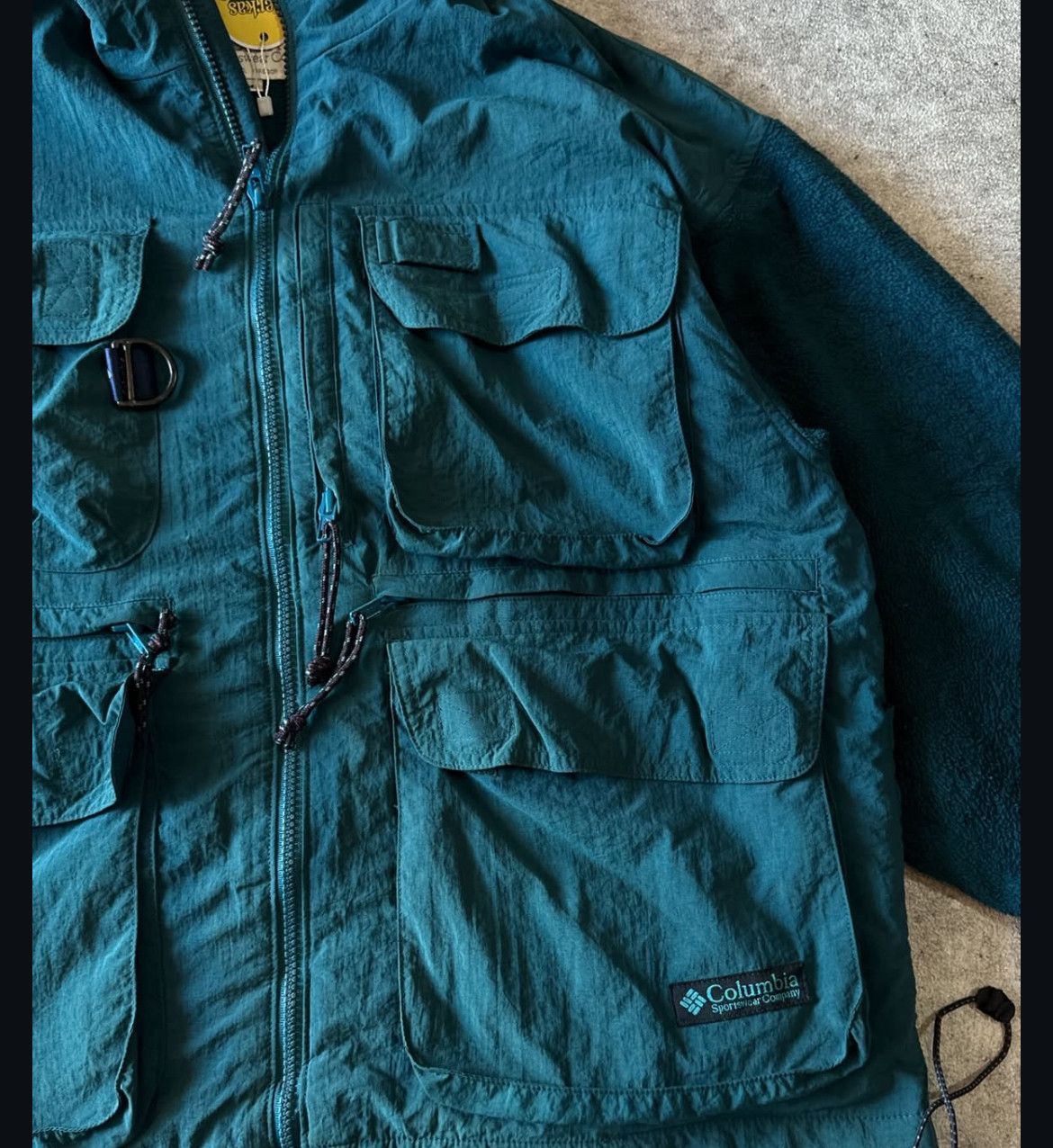 Japanese Brand 2000s Columbia Parachute Fleece Tactical Fishing Gear Jacket Size US L / EU 52-54 / 3 - 4 Thumbnail