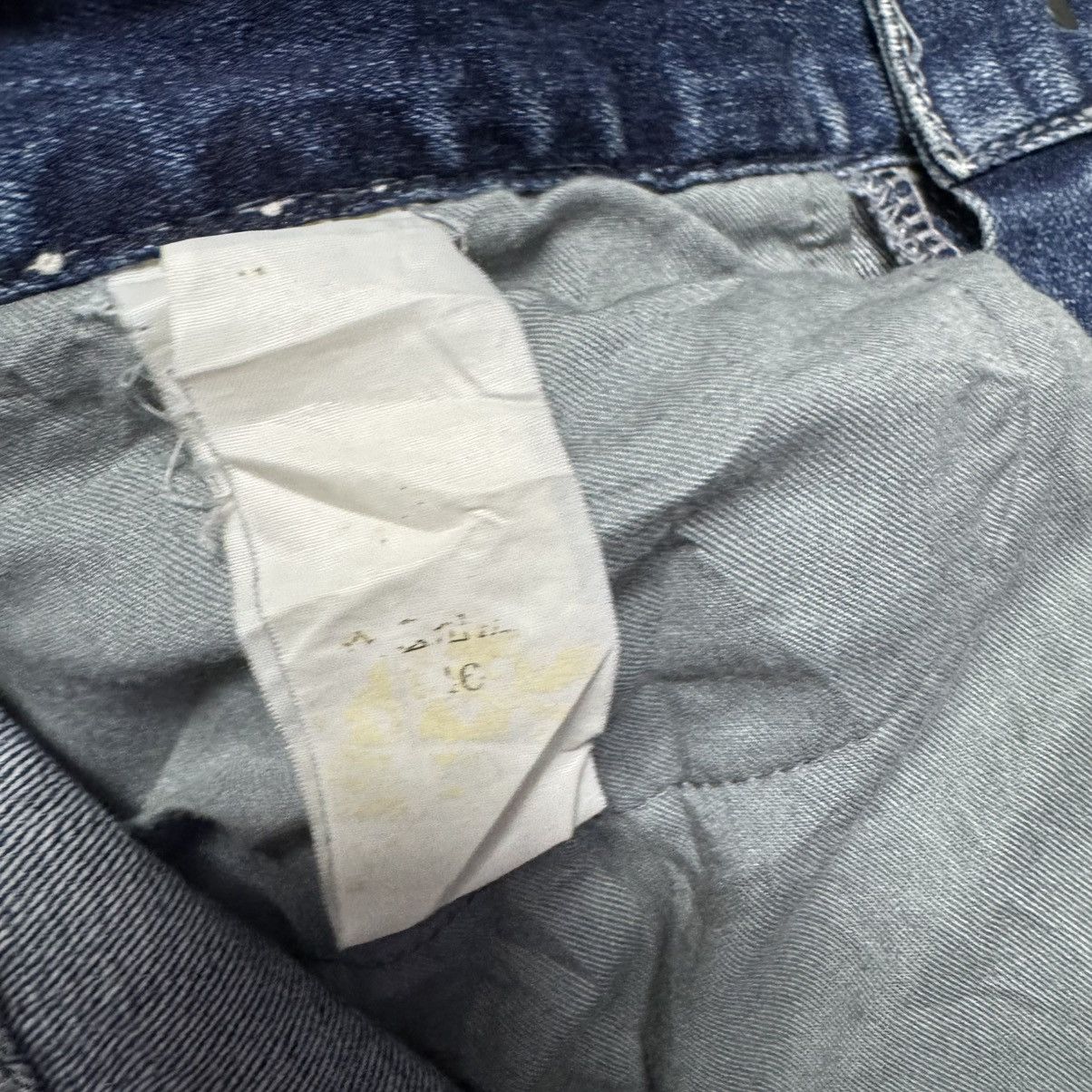 GOSTAR DE FUGA Gostar De Fuga Reconstruct Denim Skinny Jeans Size US 33 - 18 Thumbnail