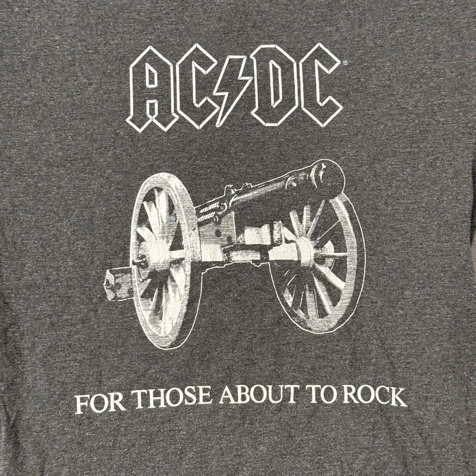 AC/DC AC/DC For Those About To Rock Band Tee M Men’s Size US M / EU 48-50 / 2 - 2 Thumbnail