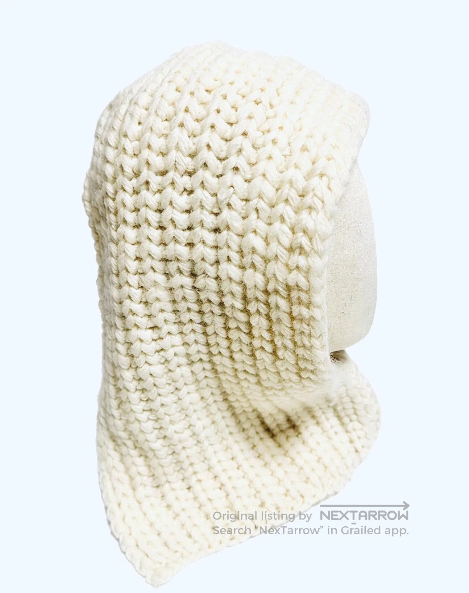 KIJIMA TAKAYUKI KIJIMA TAKAYUKI x CLANE Wool Knit Balaclava. Size ONE SIZE - 5 Thumbnail
