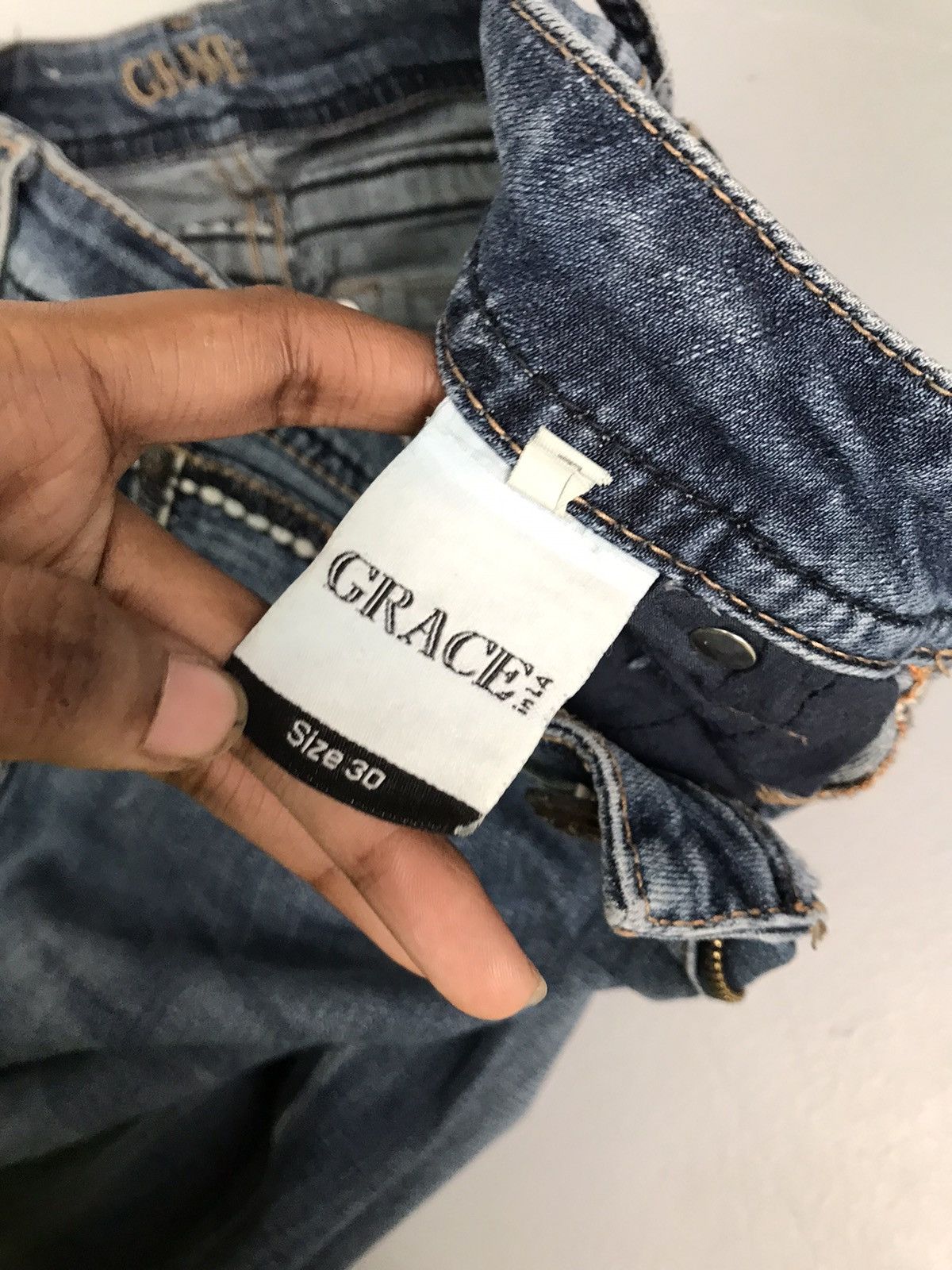 Grace in LA Vintage grace in LA embroidered denim Size 32" / US 10 / IT 46 - 7 Thumbnail
