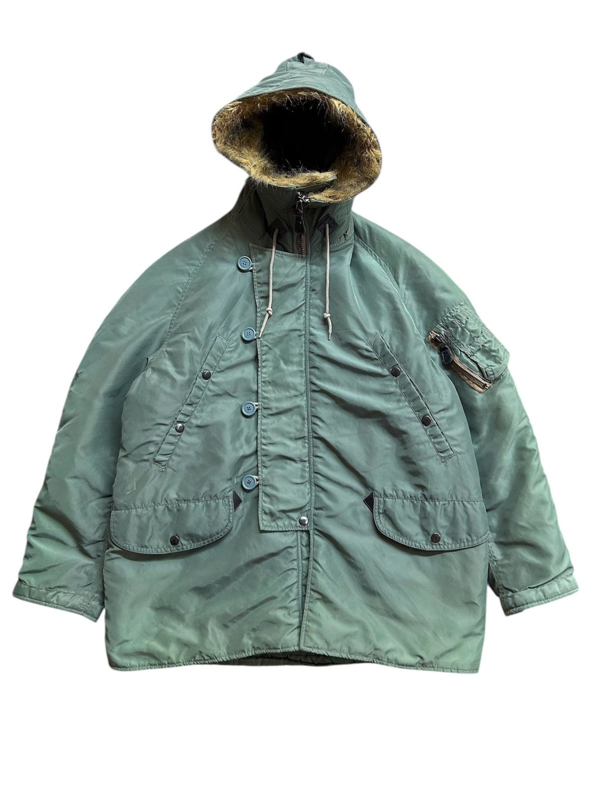 Buzz Rickson's JACKET. AIR CREW MAN'S ATTACHED HOOD TYPE N-30 Size US M / EU 48-50 / 2 - 1 Thumbnail
