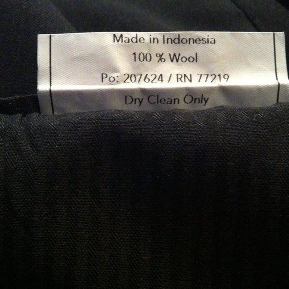 Pronto Uomo PRONTO UOMO PLATINUM MENS 100%WOOL 3PC SUIT SIZE: 48 X-LONG Size 48L - 12 Thumbnail
