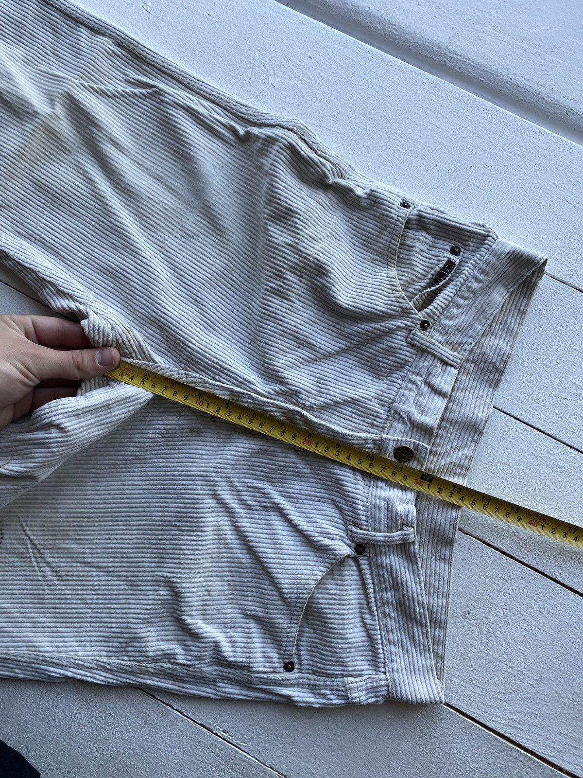 Lee × Vintage 🔥70s Lee Cooper Eclair Zip Corduroy Painted Mens Pants 30sz Size US 30 / EU 46 - 9 Thumbnail
