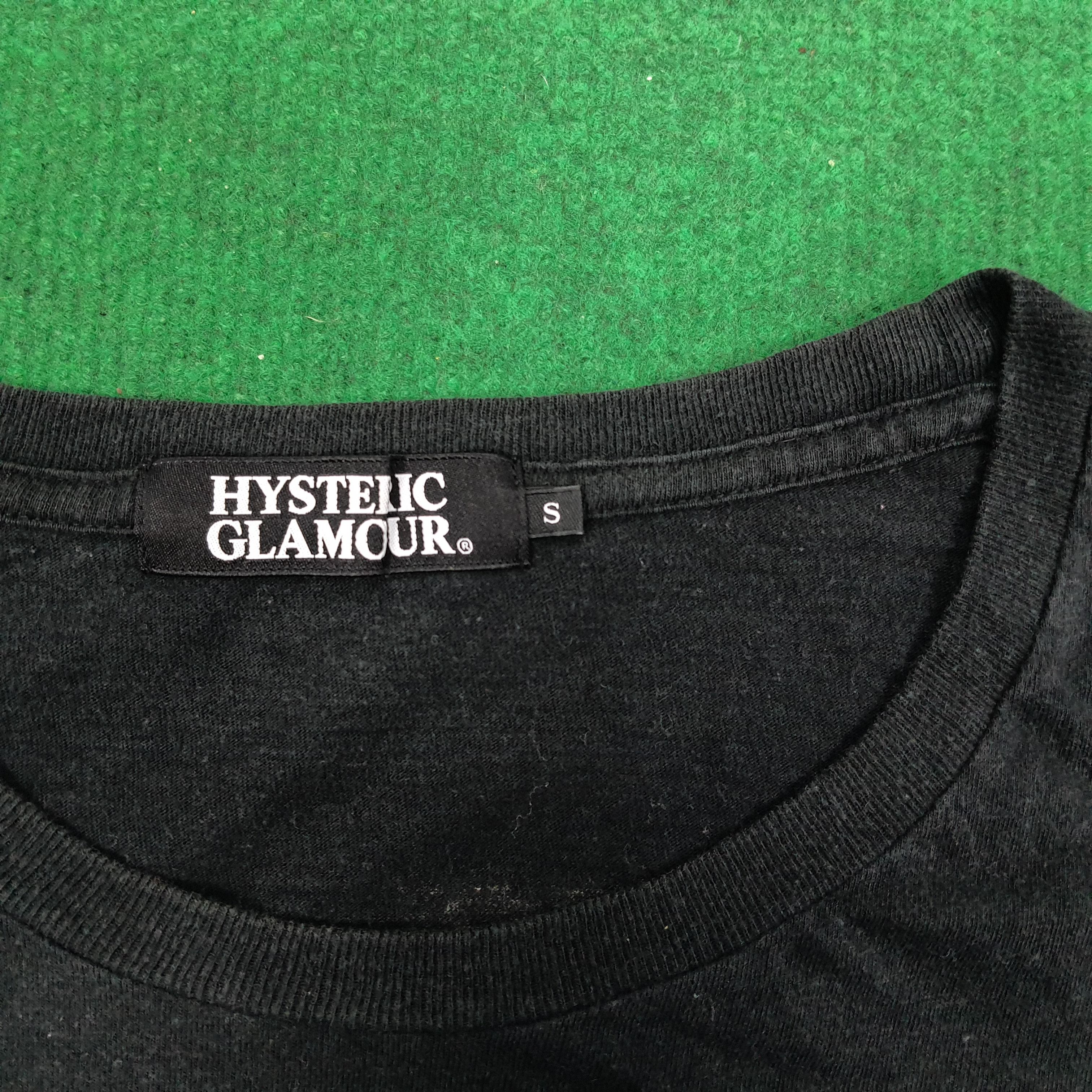 Hysteric Glamour × Japanese Brand × Vintage Vintage Hysteric Glamour Japanese Three Quaters Tshirt Size US S / EU 44-46 / 1 - 5 Thumbnail