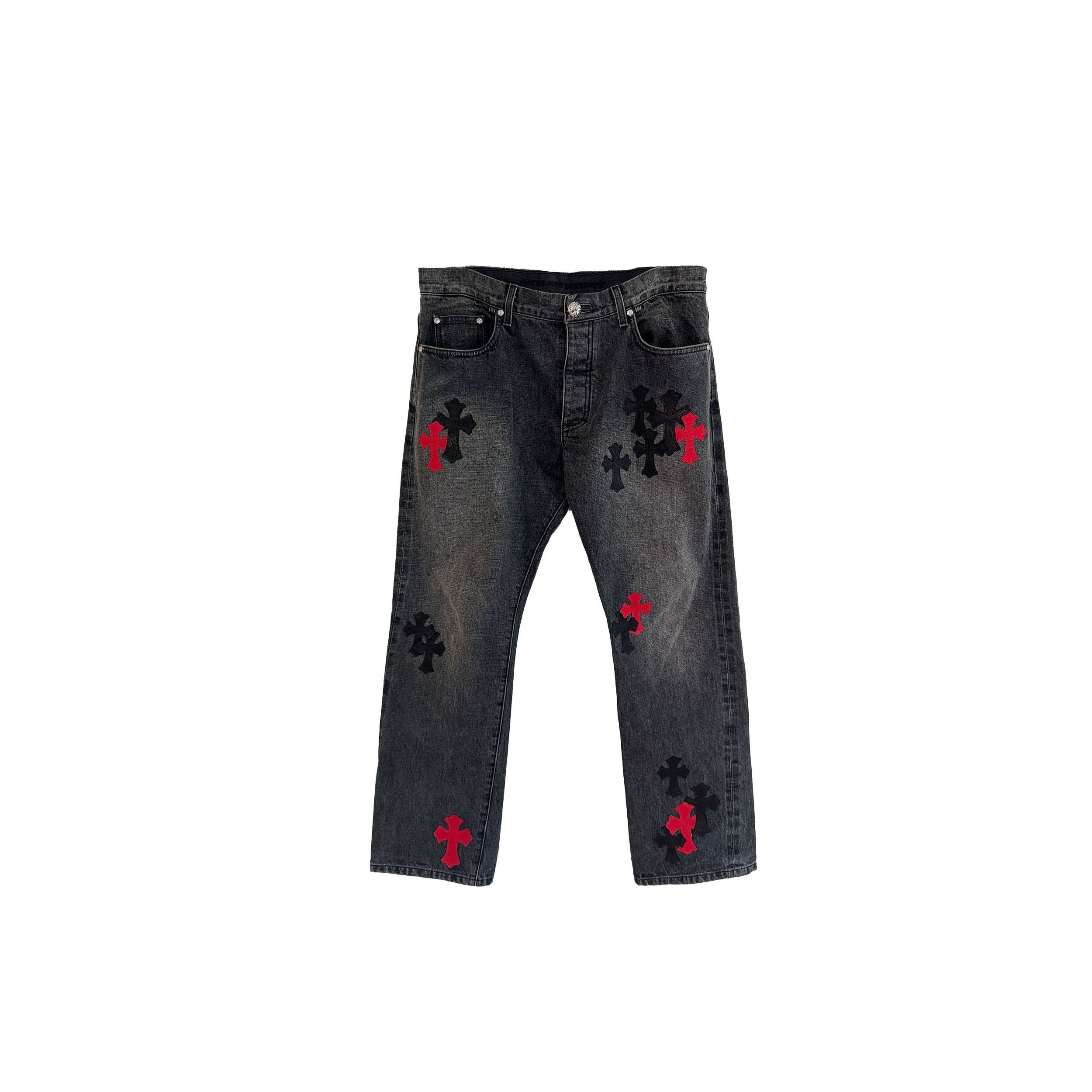 CH Red & Black Patch Pant