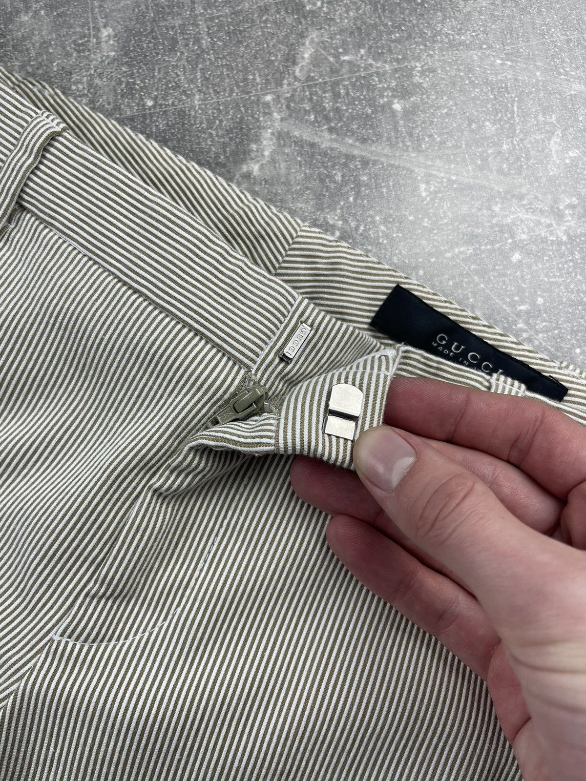 Gucci Gucci Archives Frida Giannini Era Flared Striped Pants Size 26" / US 2 / IT 38 - 7 Thumbnail