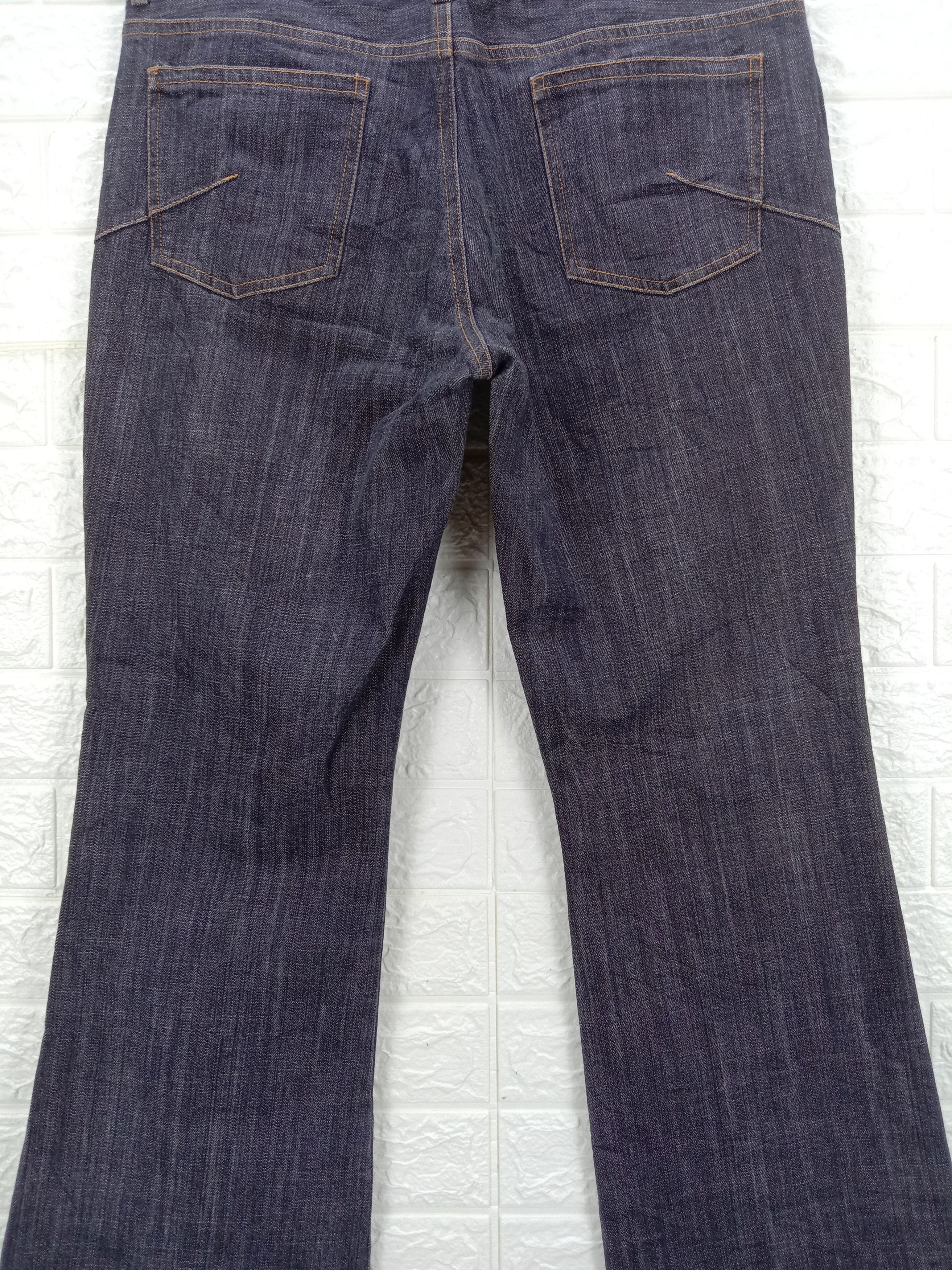 Japanese Brand Vintage Allure de Elle Faded Black Boot cut Flare Jeans Size 33" - 7 Thumbnail