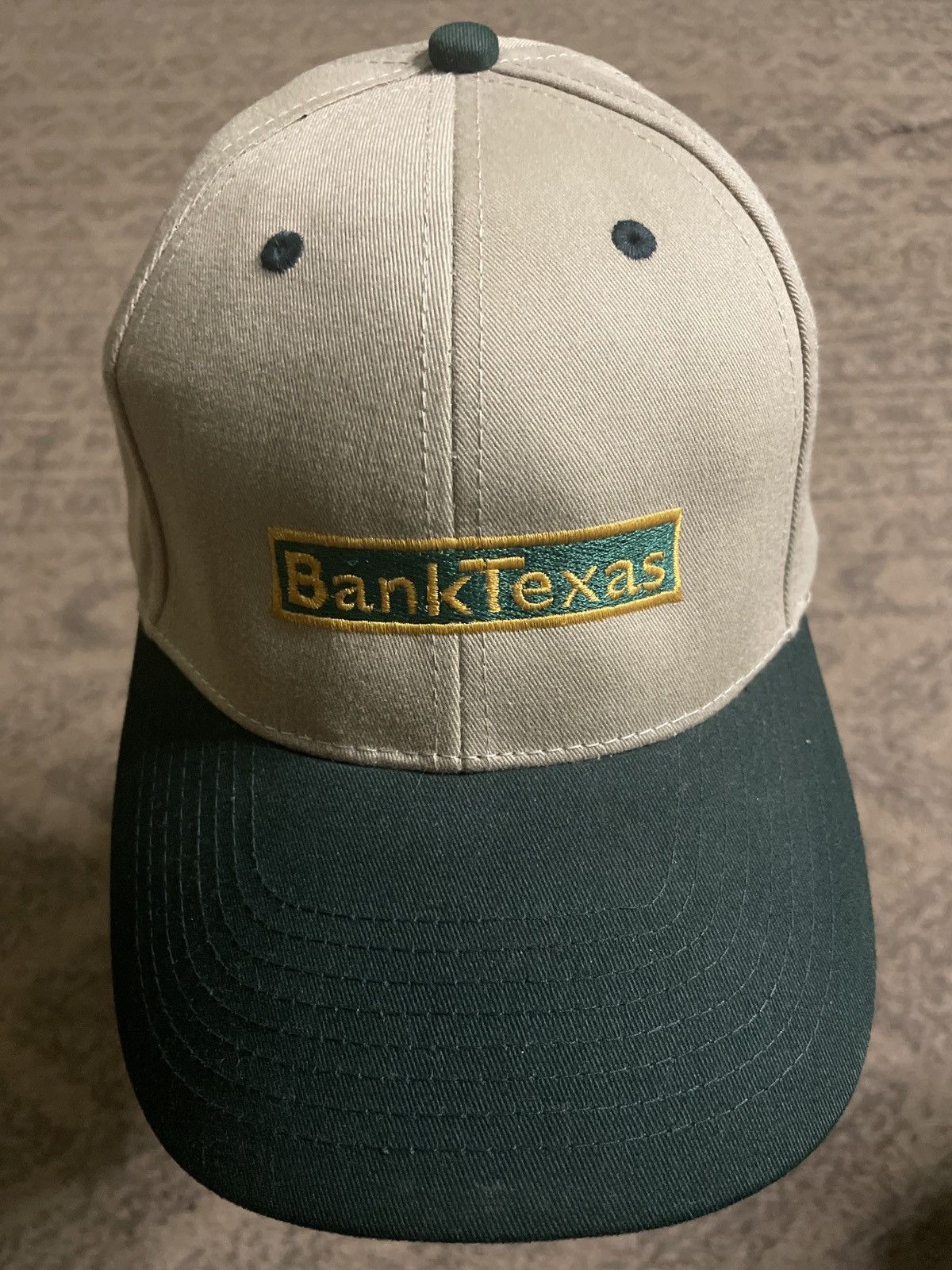 Otto Bank Texas Strapback vintage HAT Cap trucker TX advertising Size ONE SIZE - 1 Thumbnail