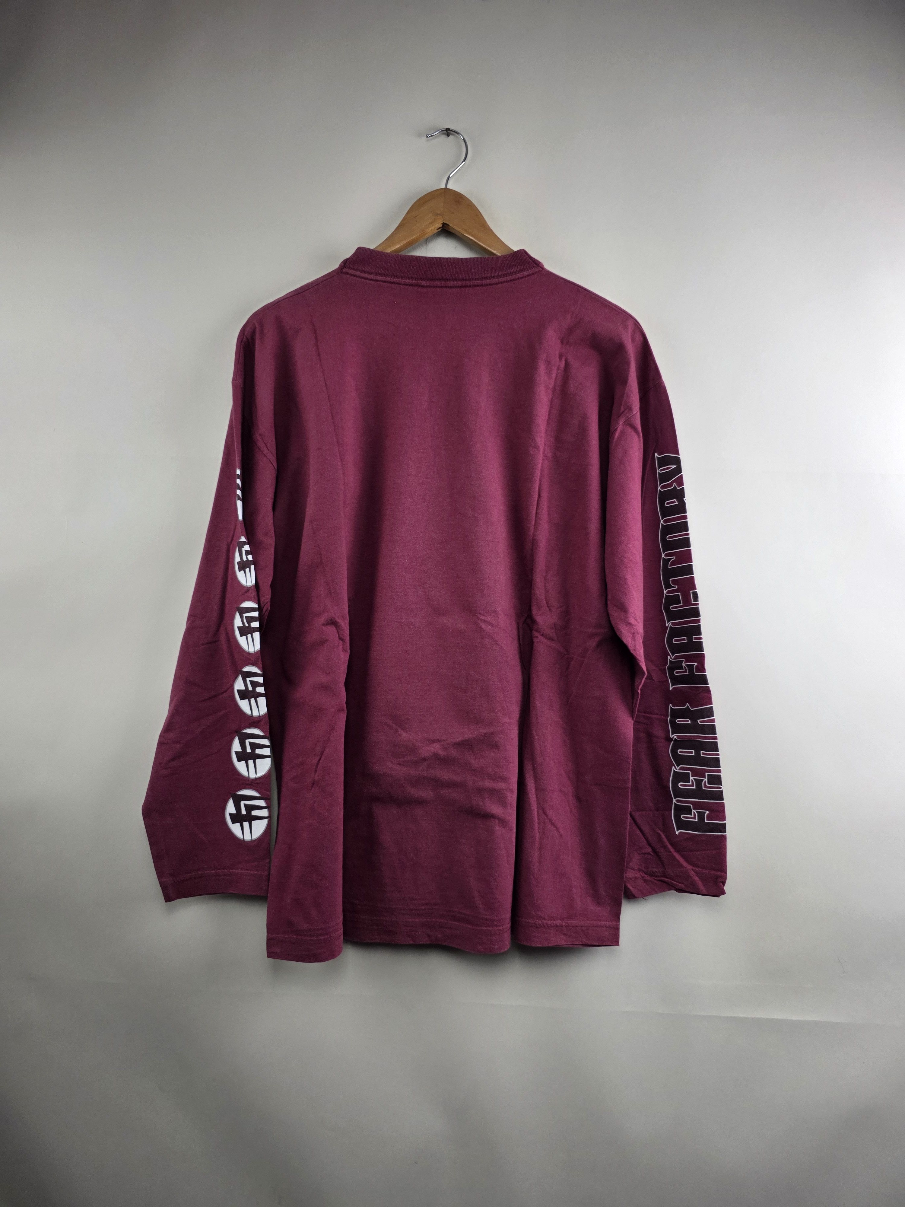 Band Tees × Vintage 2000 Fear Factory Long-sleeved XL 23" 29" Size US XL / EU 56 / 4 - 6 Thumbnail