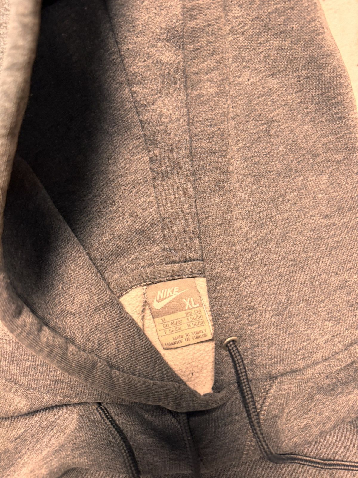Nike × Vintage NIKE VINTAGE CENTER LOGO OVERSIZE BOXY HOODIE Size US XL / EU 56 / 4 - 4 Thumbnail