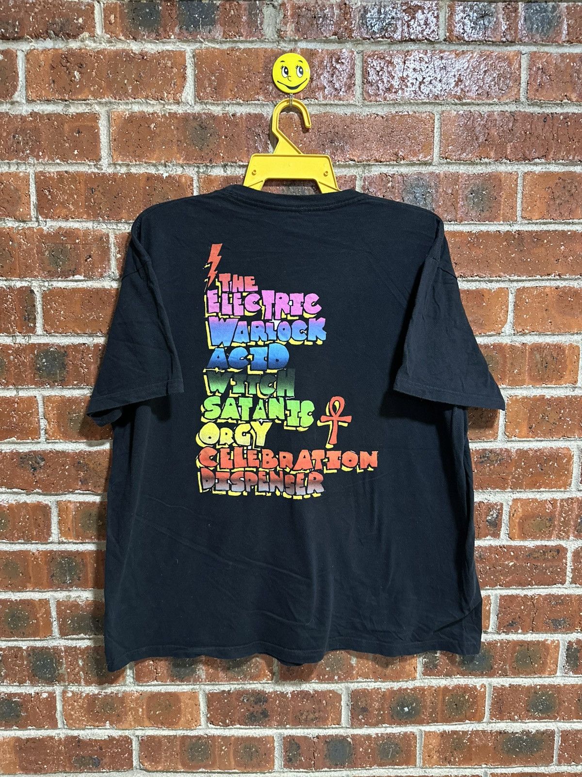 Band Tees × Vintage Vintage The Electric Warlock Acid Witch Satanic Faded Tee Size US XL / EU 56 / 4 - 7 Thumbnail