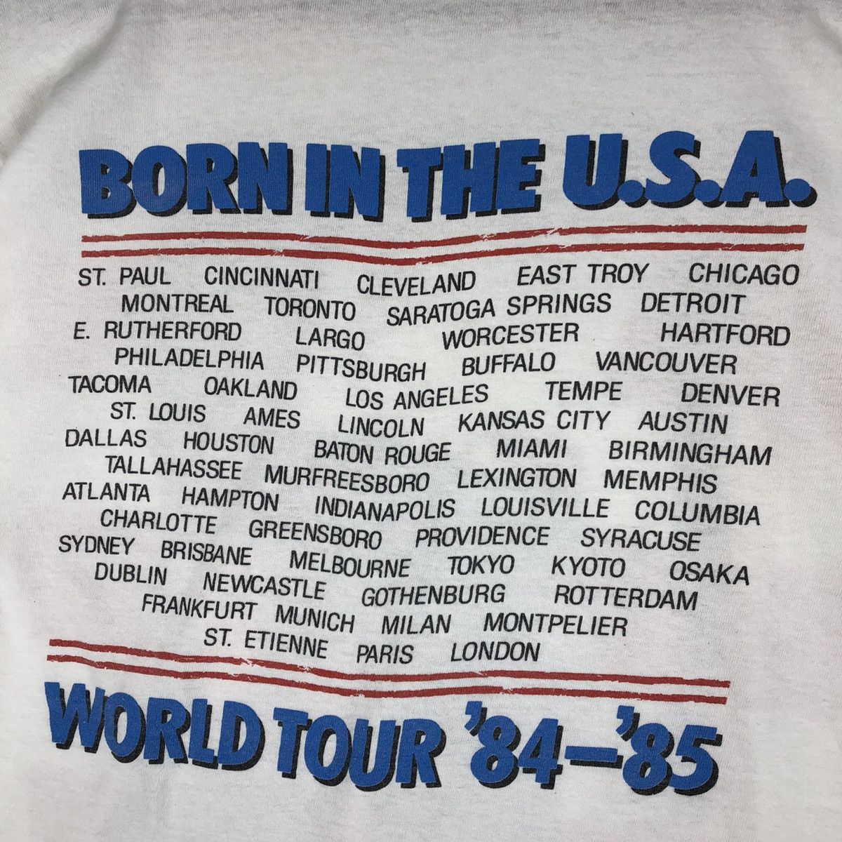 Faded Glory BRUCE SPRINGSTEEN And The Street Band World Tour Vintage Size US M / EU 48-50 / 2 - 5 Thumbnail
