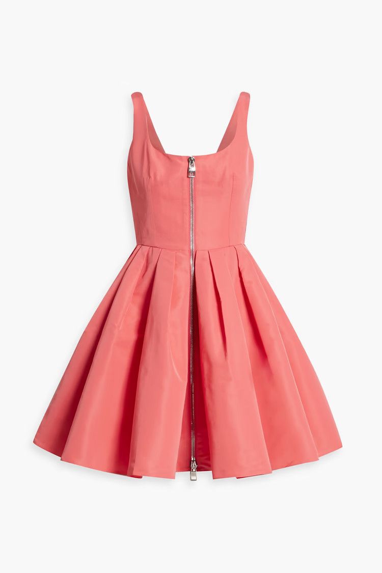 Alexander McQueen o1y0325 Mini Dress in Coral Size S / US 4 / IT 40 - 1 Thumbnail