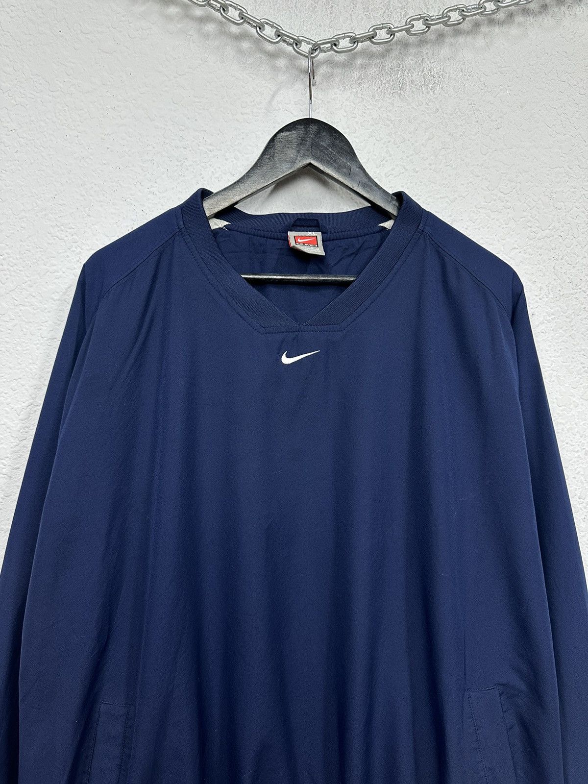 Nike Vintage Nike Nylon Centre Logo 90s Y2k Sweatshirt Jacket Size US XL / EU 56 / 4 - 2 Thumbnail