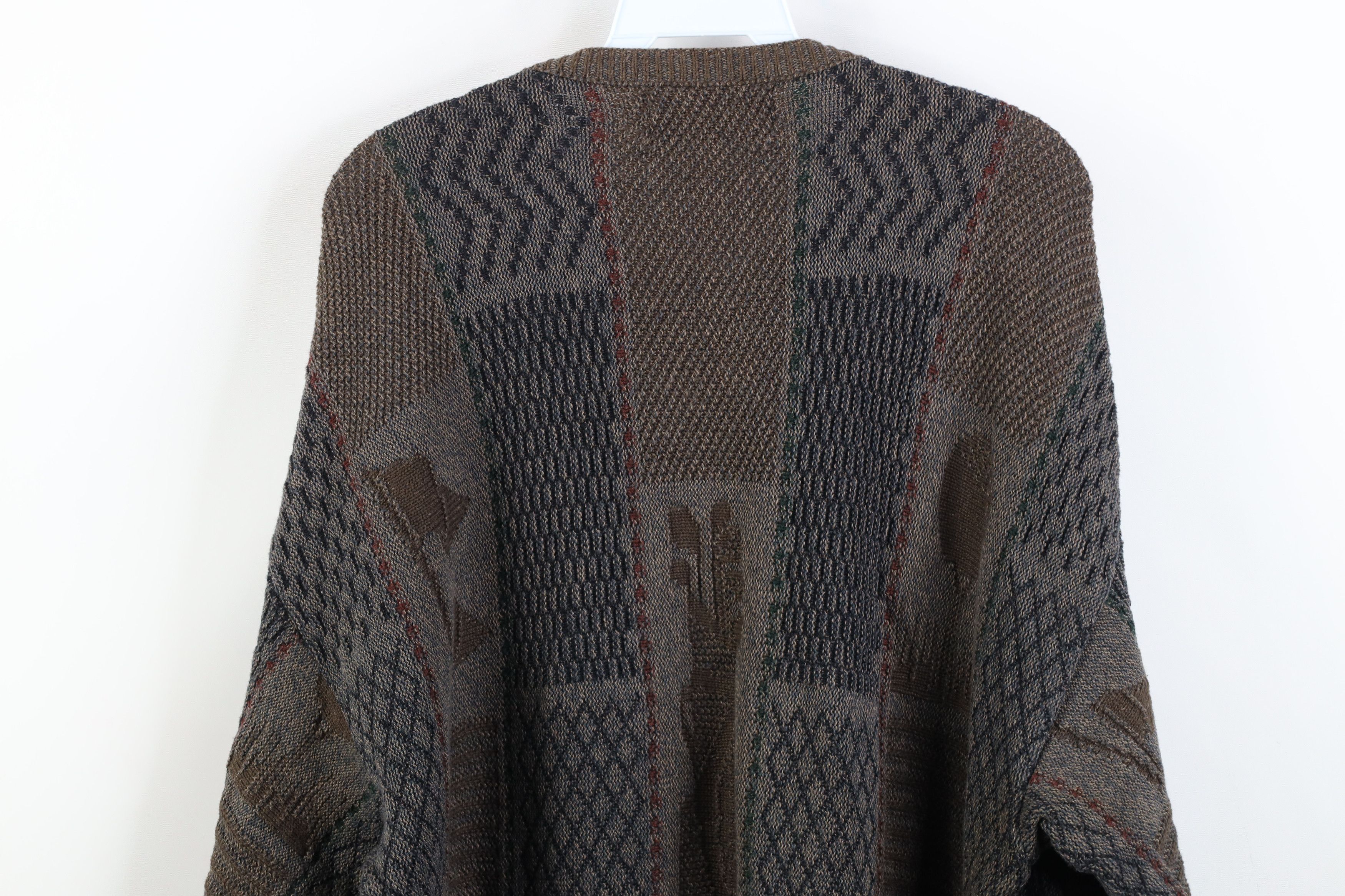 Vintage Vintage 90s Streetwear Golf All Over Print Knit Sweater USA Size US L / EU 52-54 / 3 - 14 Thumbnail