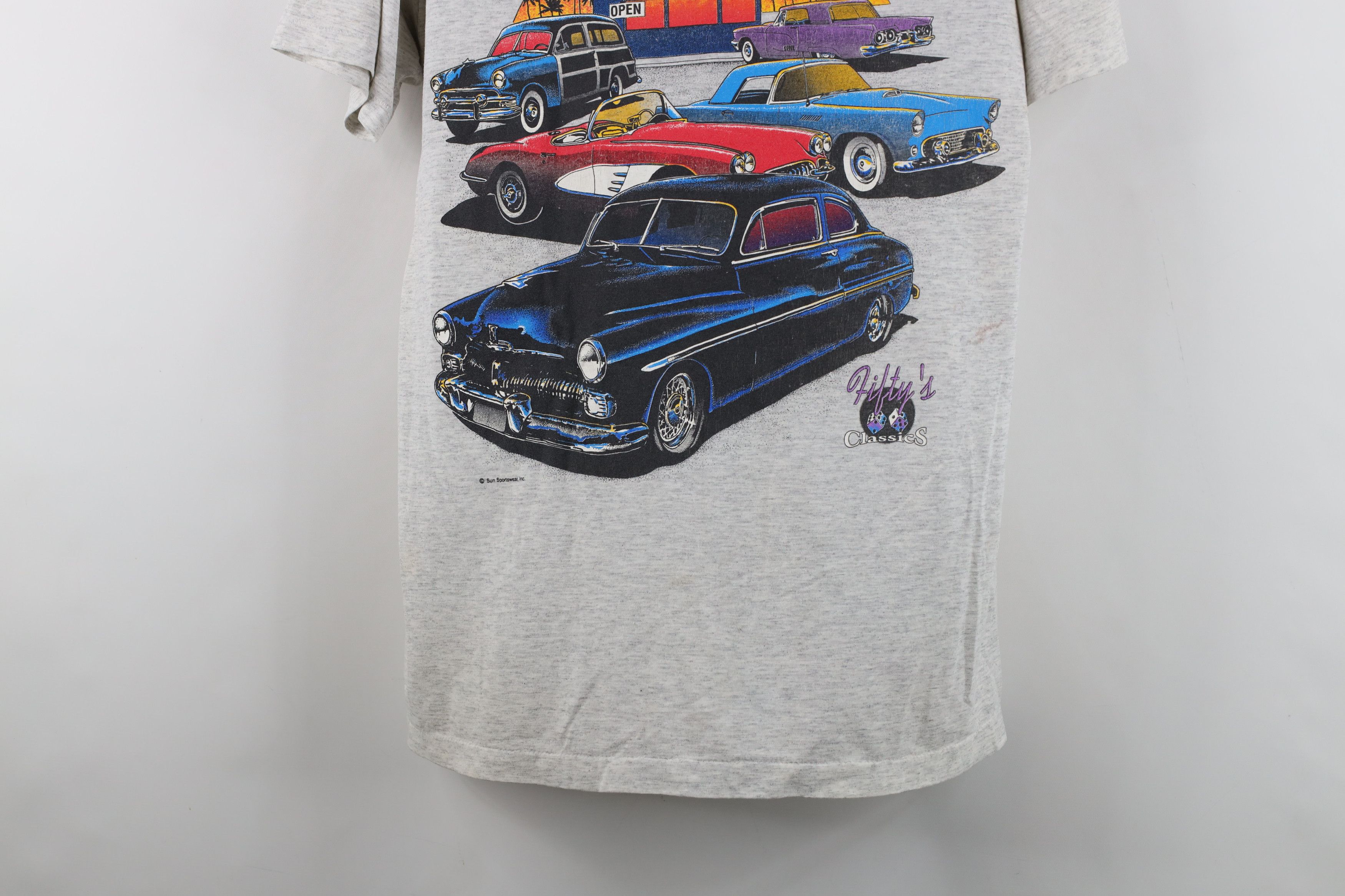 Vintage Vintage 90s Streetwear Diner Hot Rod Fiftys Classics T-Shirt Size US M / EU 48-50 / 2 - 3 Thumbnail