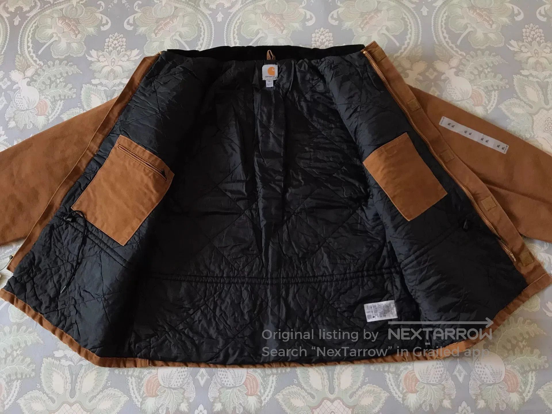 Carhartt Carhartt C26 Brown Washed Canvas Jacket. Size US XL / EU 56 / 4 - 3 Thumbnail