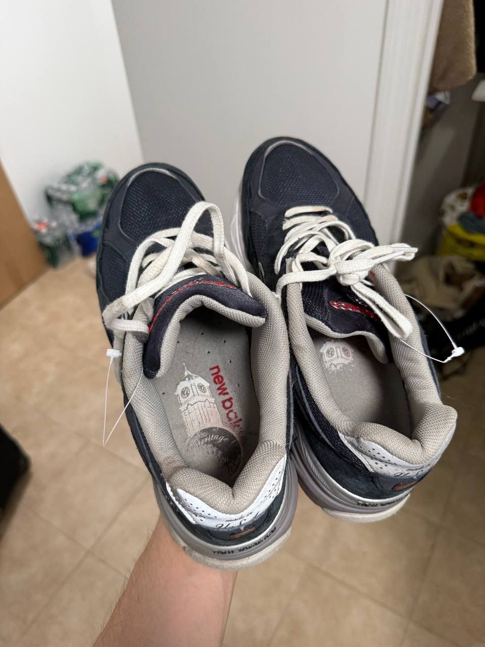 New Balance New Balance 990v3 made in usa navy denim Size US 9 / EU 42 - 7 Thumbnail