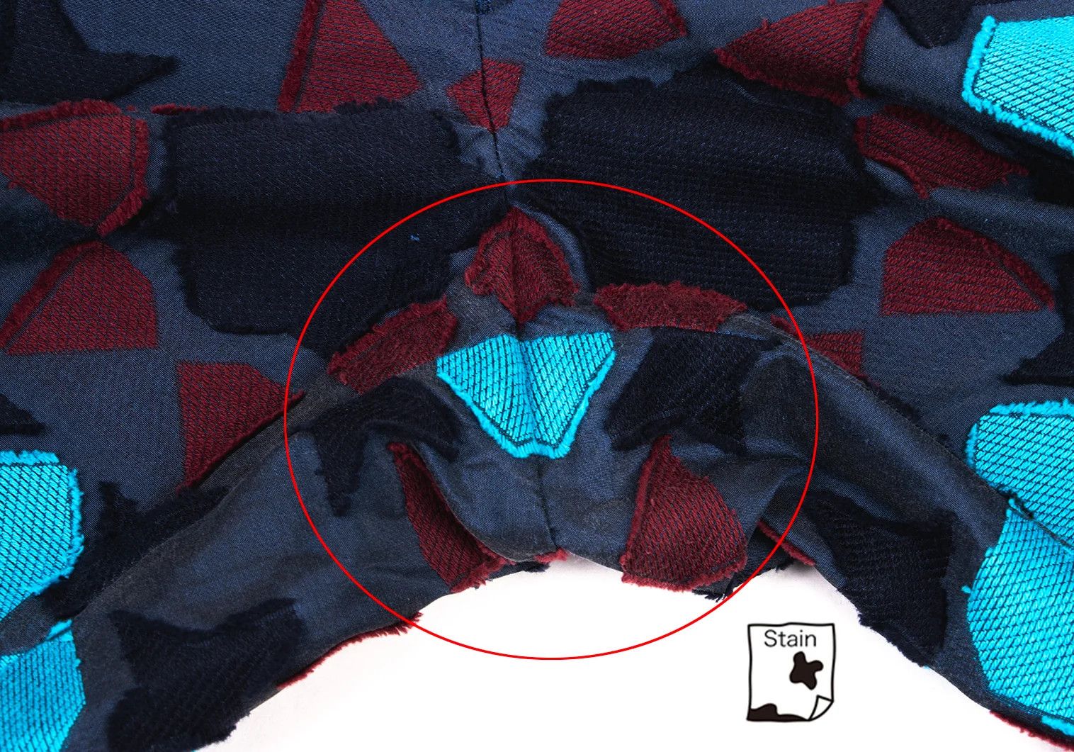 Issey Miyake A-POC INSIDE Jacquard Pants in Navy and Light Blue Size US 34 / EU 50 - 3 Thumbnail