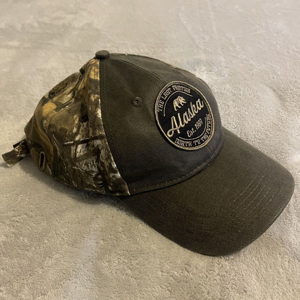 Other Vintage Alaska Hat Men One Size Camo Outdoors Cap Adjustable Size ONE SIZE - 2 Thumbnail