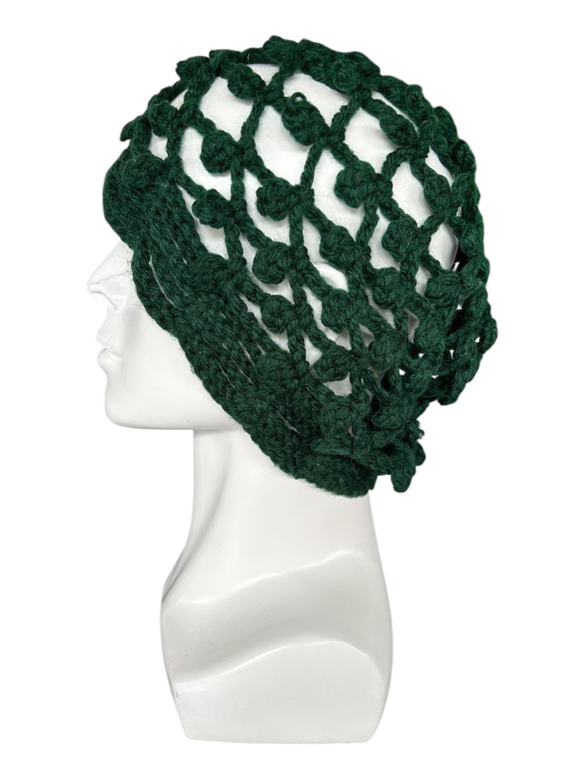 Japanese Brand × Kapital × Vintage Crochet Knitted handmade Rare Big Beanie Hats ☠️☠️ Size ONE SIZE - 1 Thumbnail
