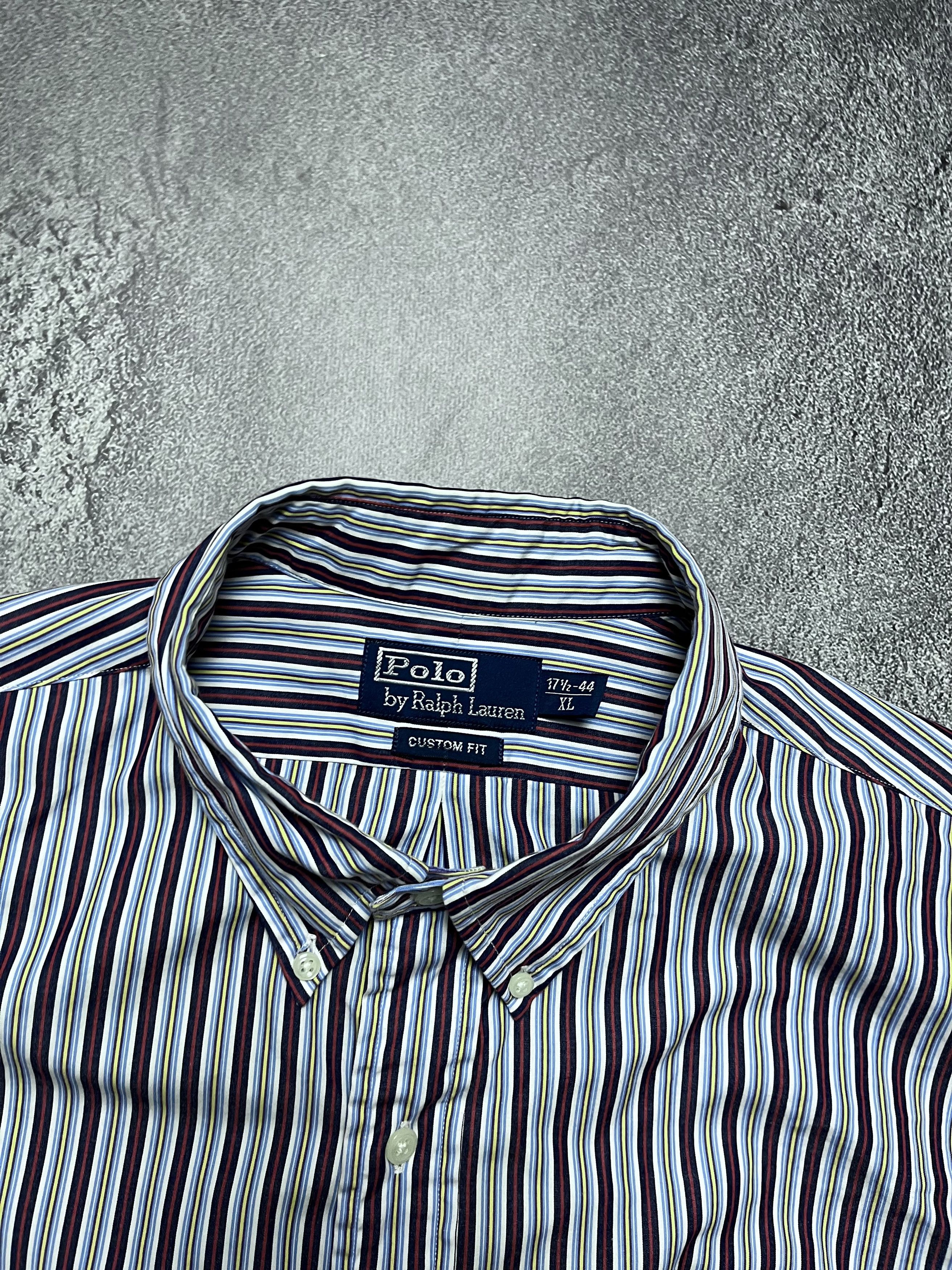 Polo Ralph Lauren 90x Vintage Button Up Polo Ralph Lauren Big Pony Striped XL Size US XL / EU 56 / 4 - 5 Thumbnail