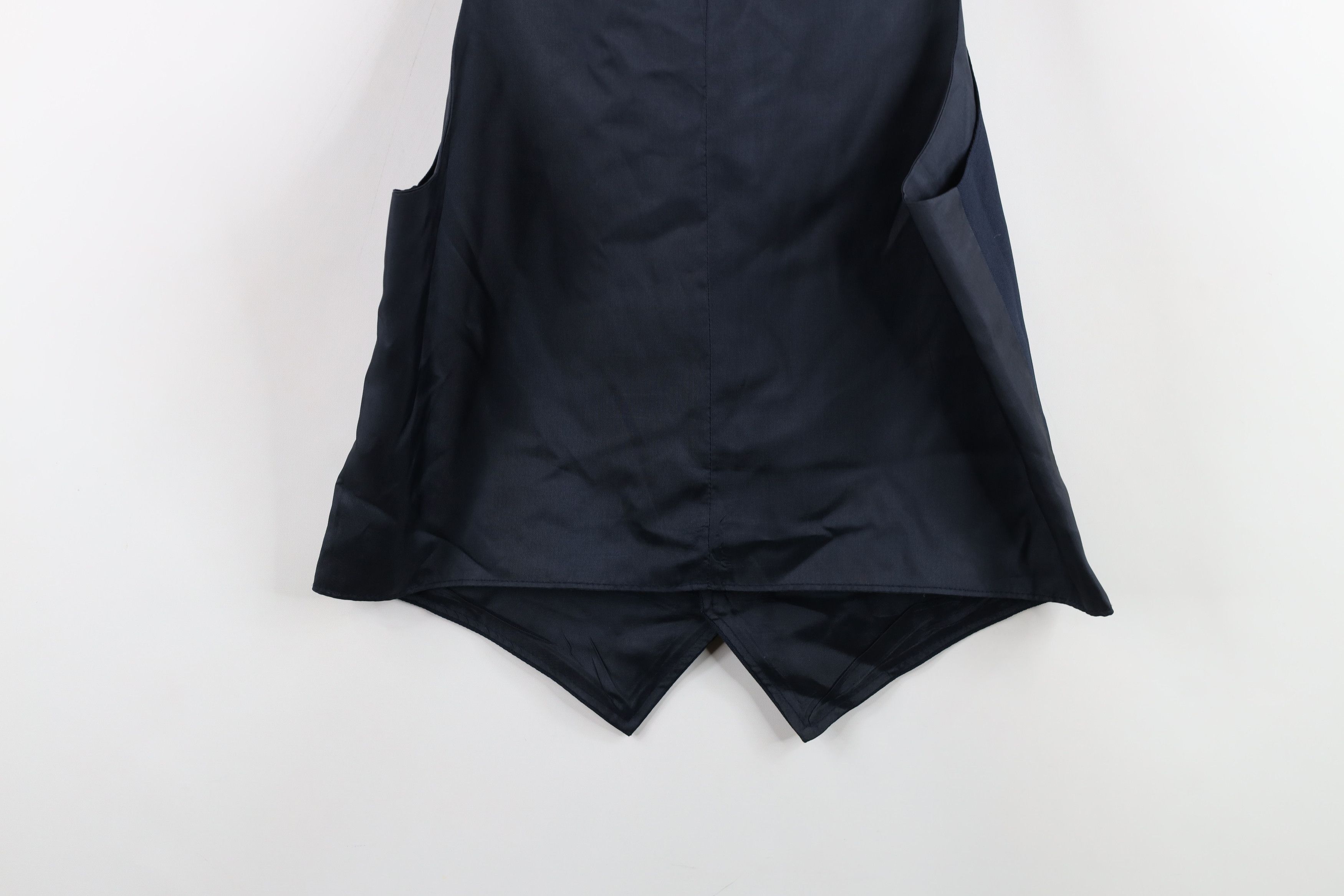 Vintage Vintage 70s Streetwear Button Suit Vest Jacket Navy Blue Size US L / EU 52-54 / 3 - 12 Thumbnail