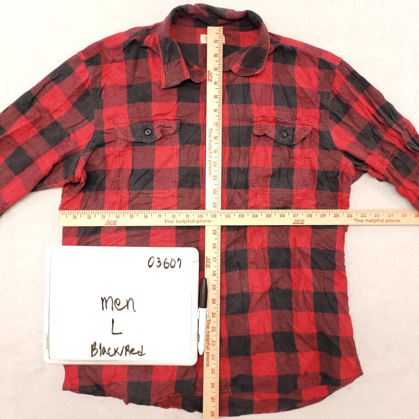 Sonoma Sonoma Buffalo Check Flannel Button Up Shirt Mens Size L Red Size US L / EU 52-54 / 3 - 6 Thumbnail