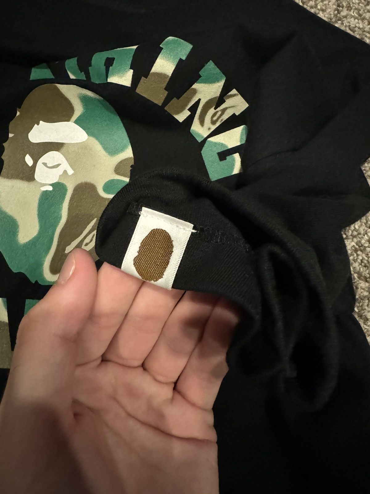 Bape Bape Classic Camo College Tee Size US M / EU 48-50 / 2 - 6 Thumbnail