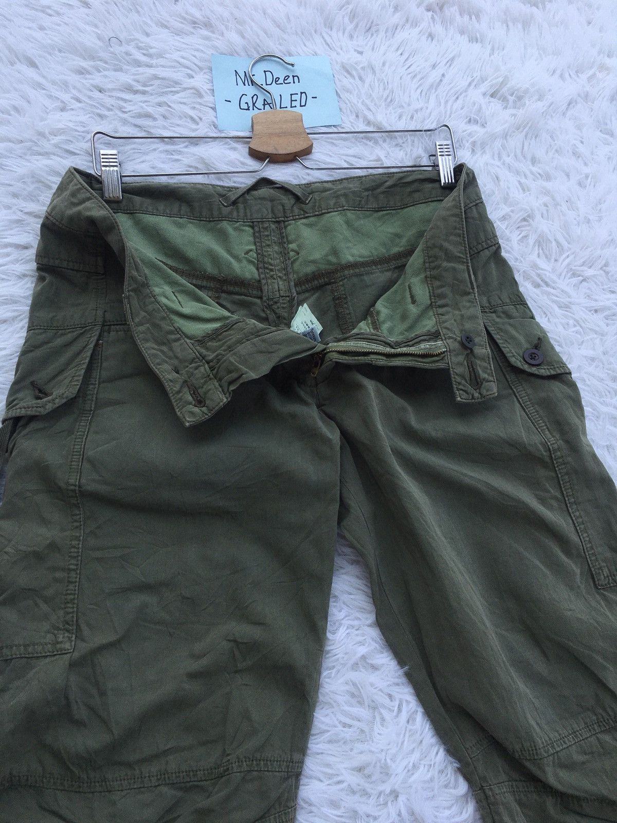 Marithe + Francois Girbaud Rare Vintage Marithe Francois Girbaud Cargo Pant Size US 33 - 8 Thumbnail