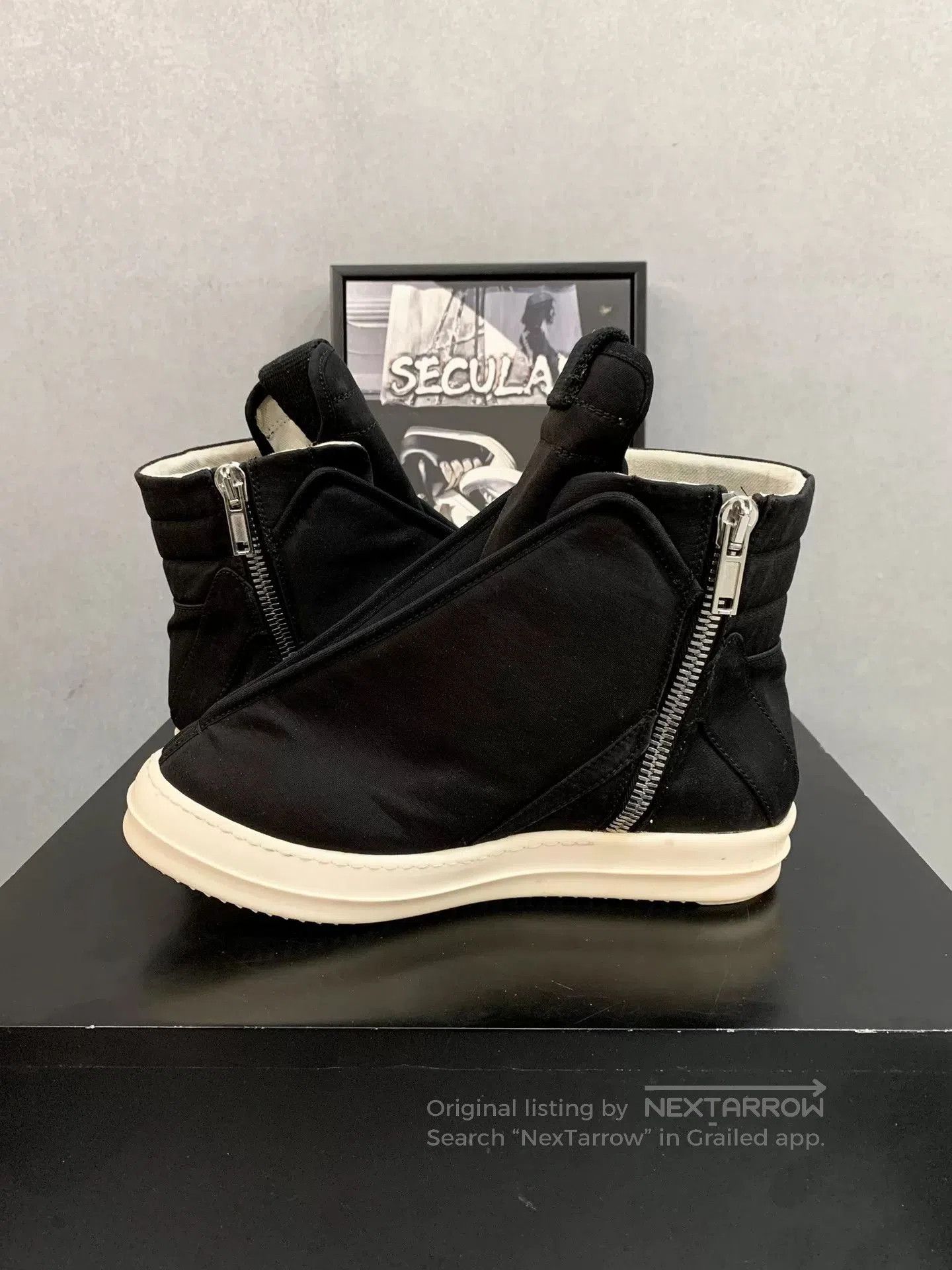 Rick Owens Drkshdw Rick Owens DRKSHDW Hoofdunk Zipper Boots. Size US 7 / EU 40 - 6 Thumbnail