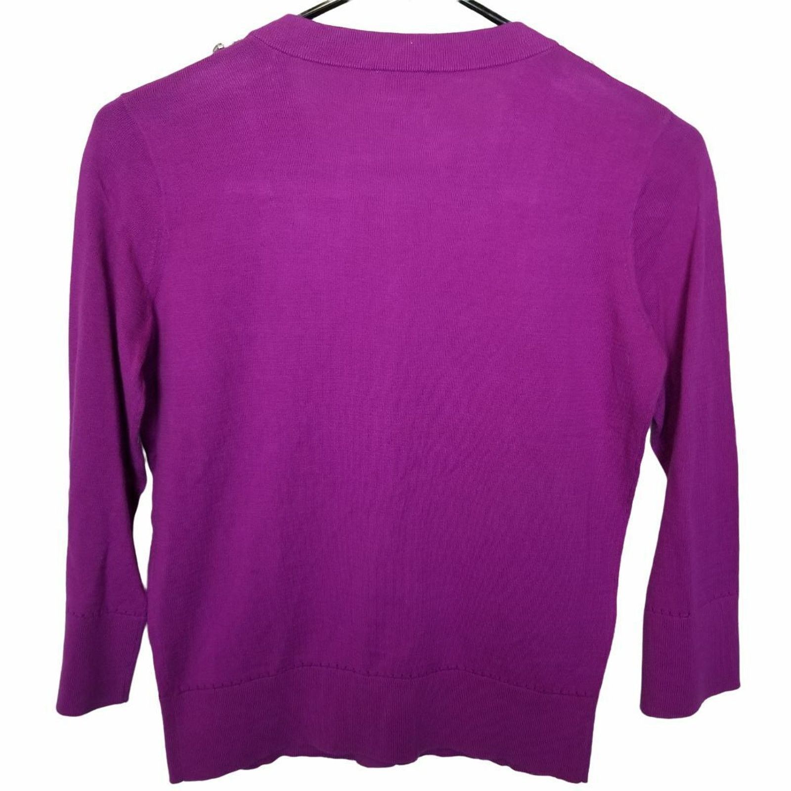 Kate Spade Kate Spade Leni Silk Cashmere Cardigan Sweater Floral Beaded Size XS / US 0-2 / IT 36-38 - 8 Thumbnail