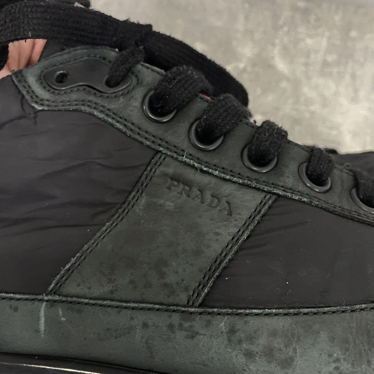 Prada Prada Leather Sneakers High Top Luxury Size US 8 / EU 41 - 7 Thumbnail