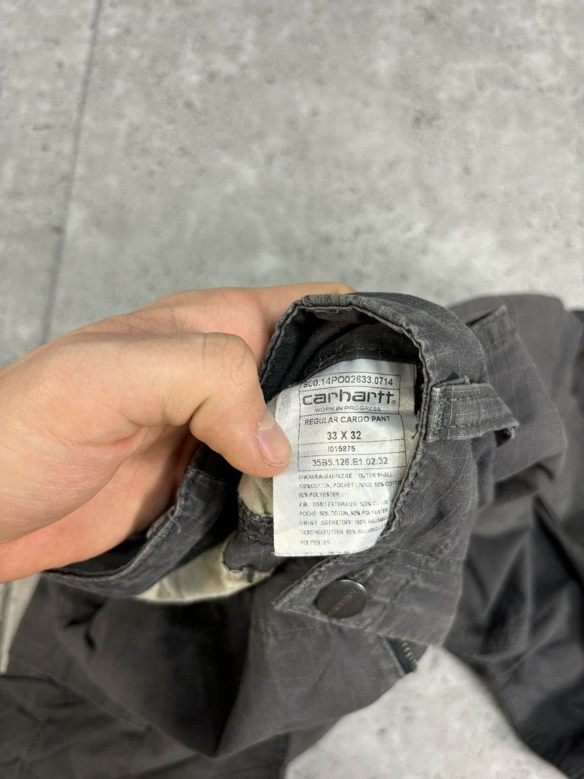 Carhartt × Vintage Crazy Vintage Y2K Distressed Faded Carhartt Bagy Denim Pants Size US 34 / EU 50 - 8 Thumbnail